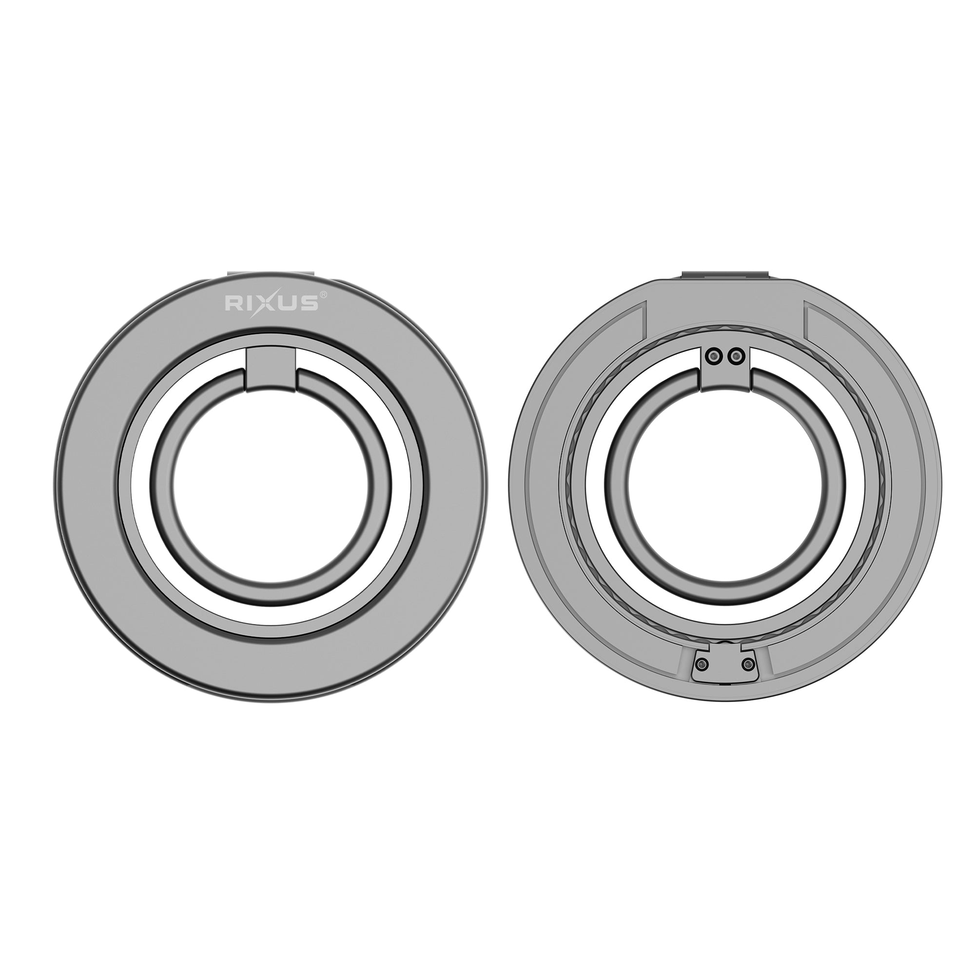 Rixus RXPH30S MagGo Magnetic Ring Holder Titanium Silver – Bild 4