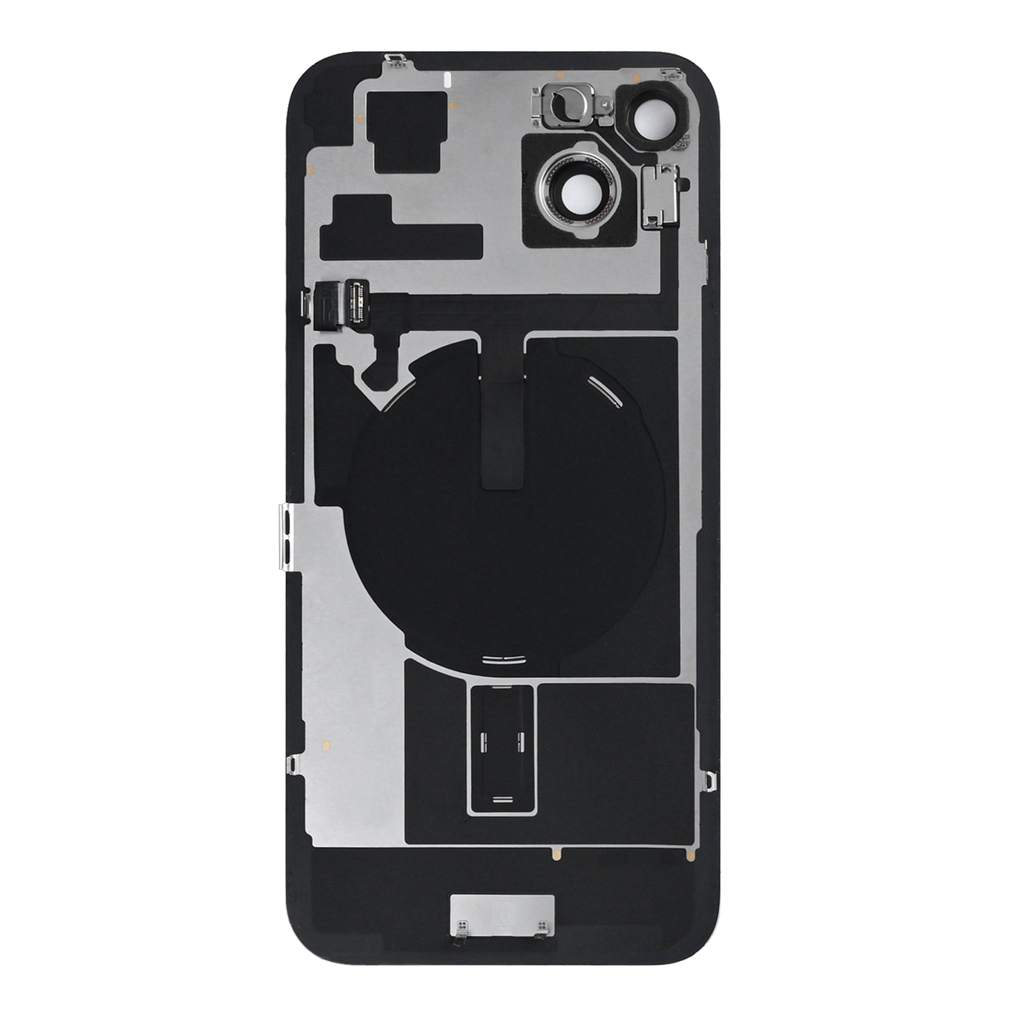 Für Apple iPhone 15 Rückglas mit NFC, Enlarged Kamera Rahmen Pink Original ausgebaut – Bild 2