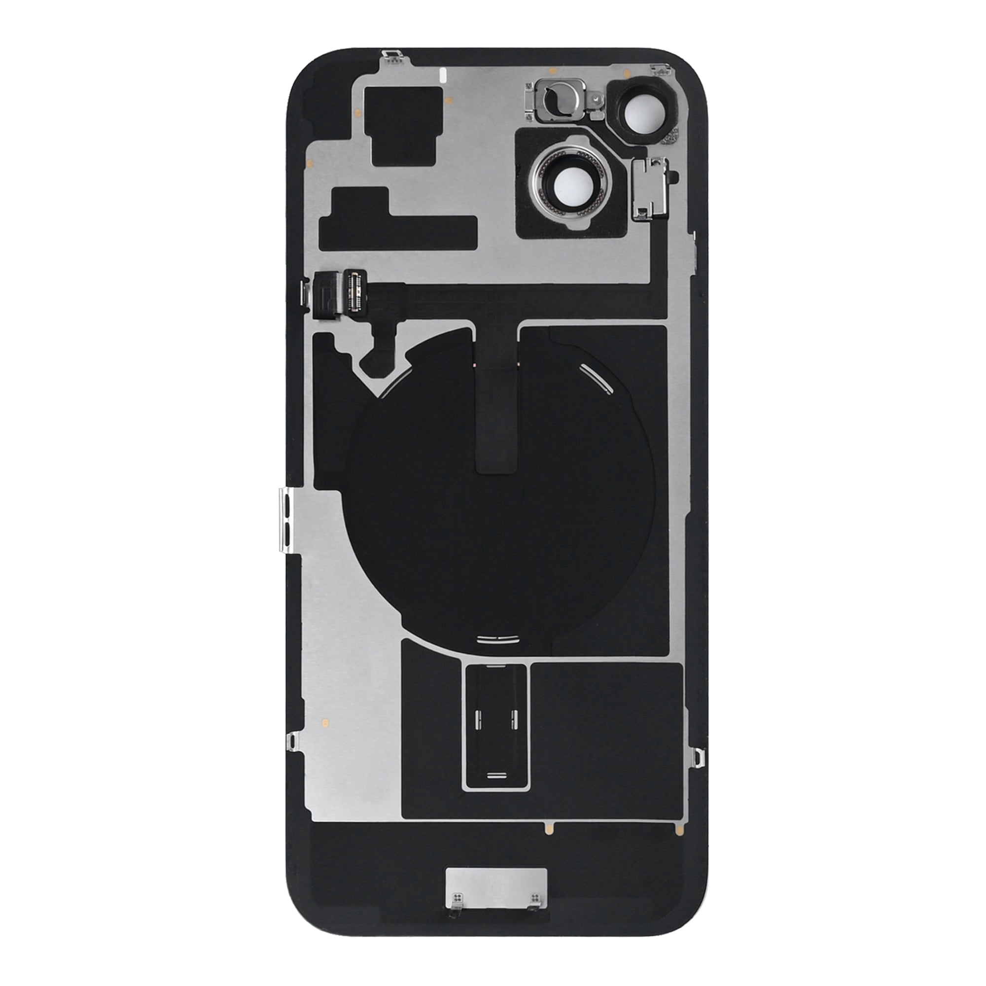 Für Apple iPhone 15 Plus Rückglas mit NFC, Enlarged Kamera Rahmen Black Original ausgebaut – Bild 2