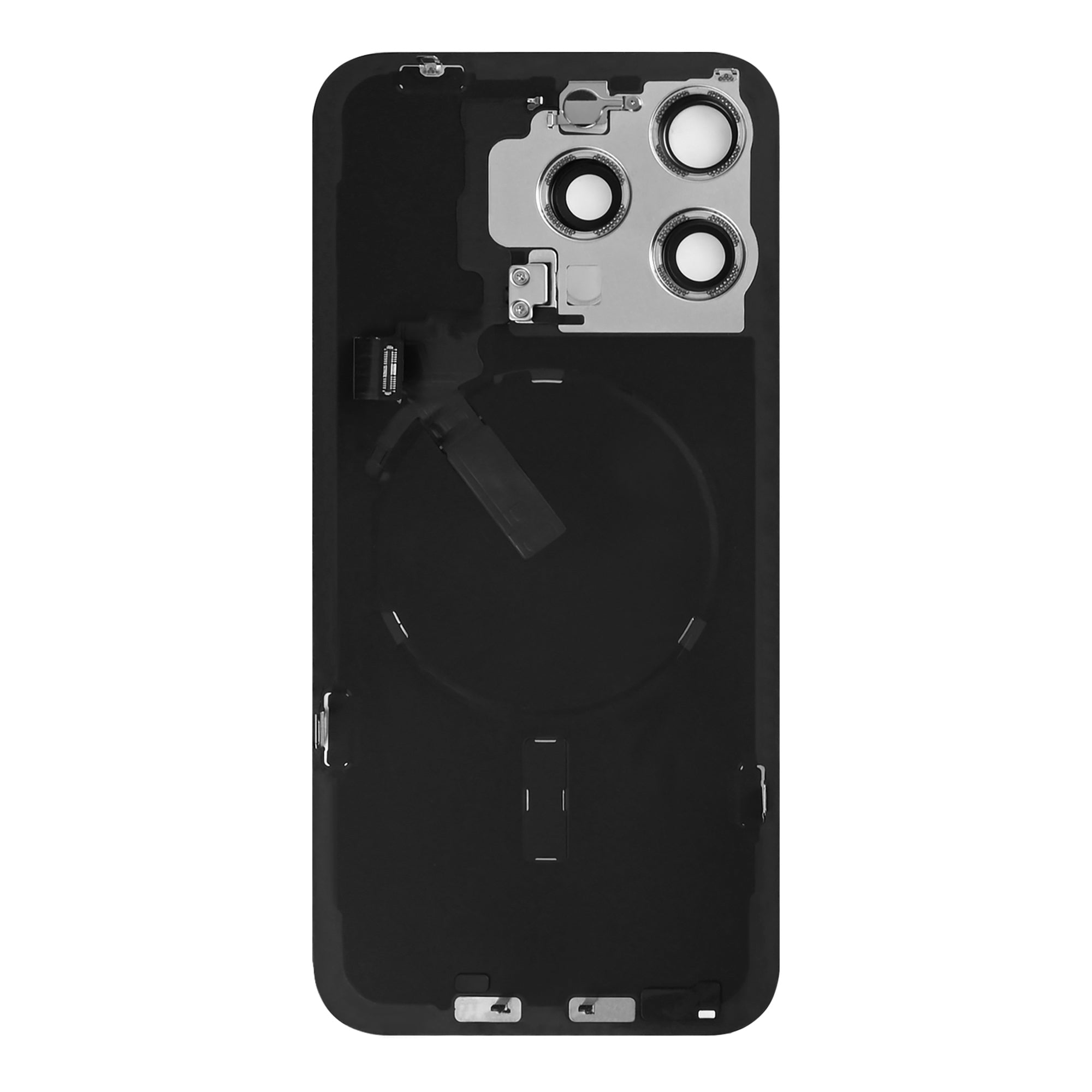 Für Apple iPhone 15 Pro Rückglas mit NFC, Enlarged Kamera Rahmen Blue Titanium Original ausgebaut – Bild 2