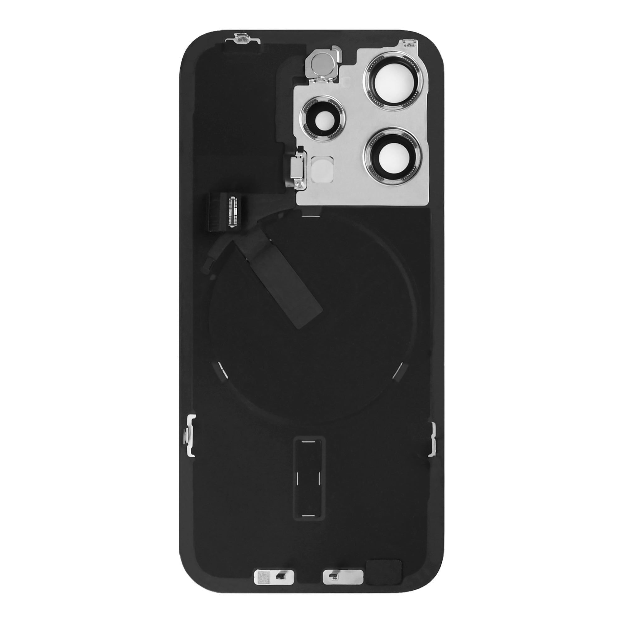 Für Apple iPhone 15 Pro Rückglas mit NFC, Enlarged Kamera Rahmen Natural Titanium Original ausgebaut – Bild 2