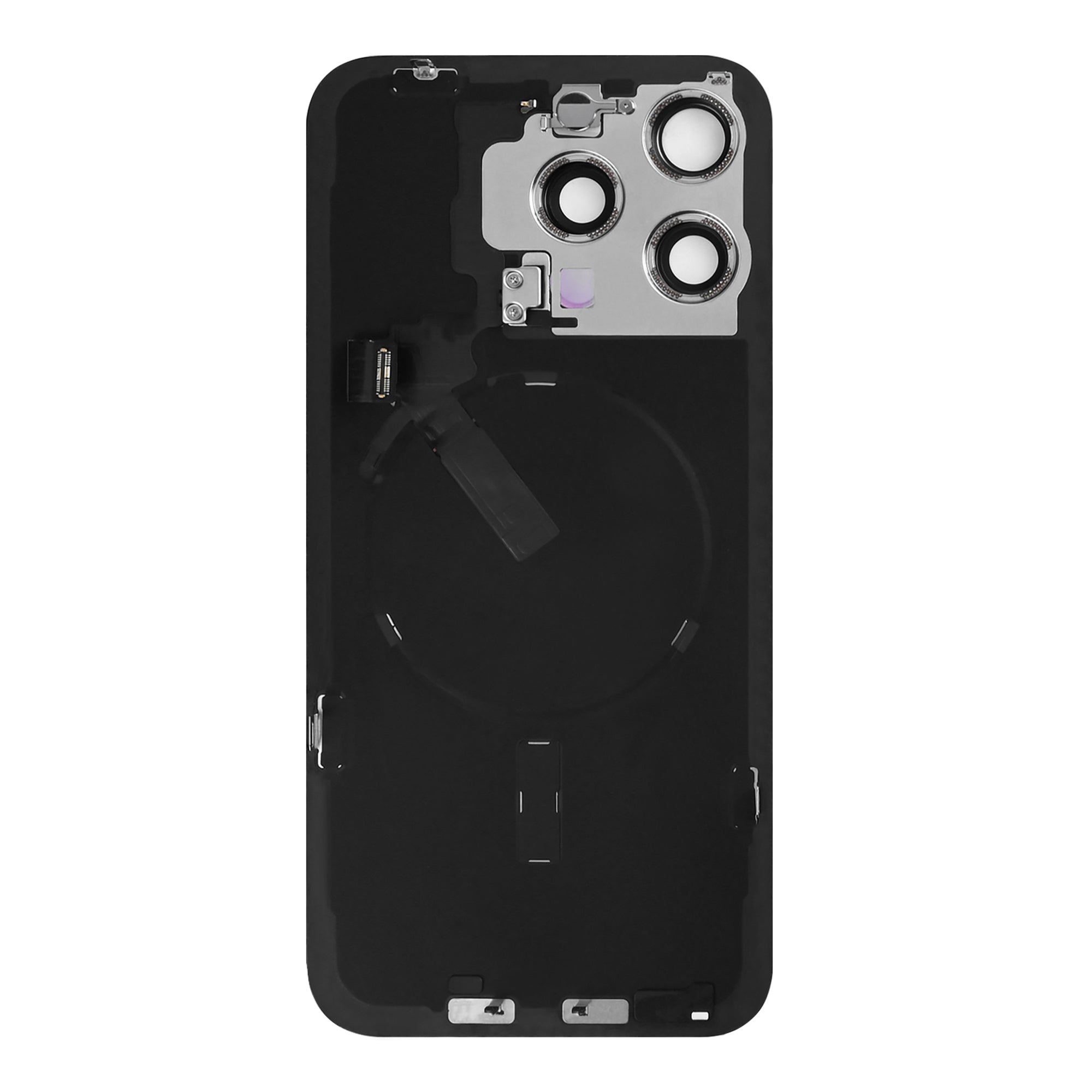 Für Apple iPhone 15 Pro Original ausgebaut Rückglas mit NFC und großem Kamerarahmen, Farbe wählbar – Bild 3