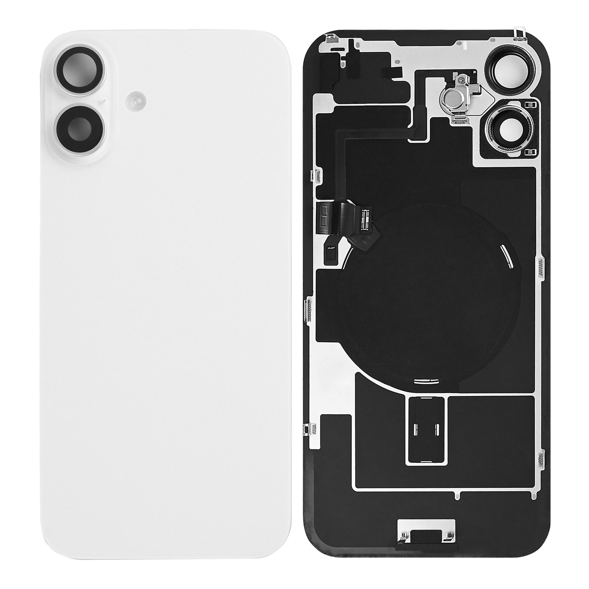 Für Apple iPhone 16 Plus Original ausgebaut Rückglas mit NFC und großem Kamerarahmen, Farbe wählbar – Bild 15