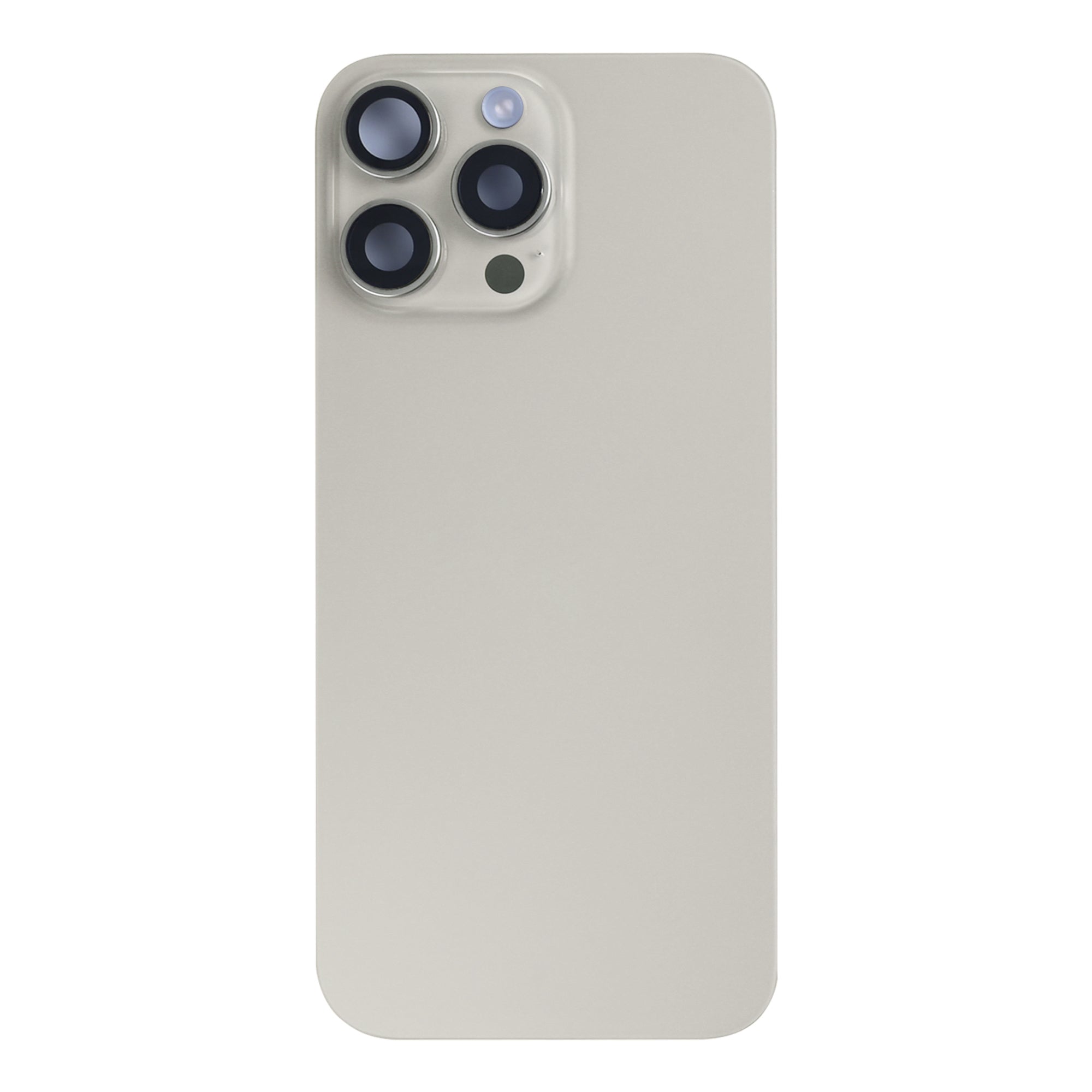Für Apple iPhone 16 Pro Rückglas mit NFC, Enlarged Kamera Rahmen Natural Titanium Original ausgebaut