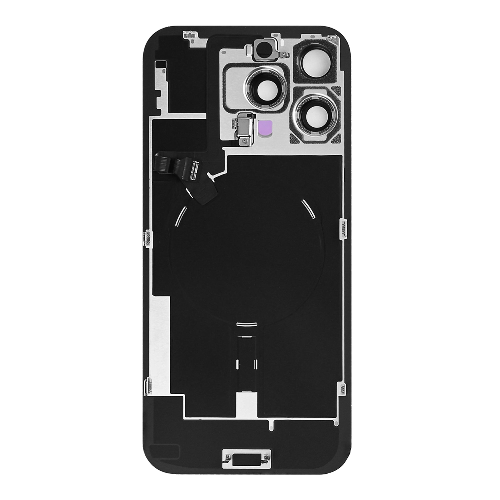 Für Apple iPhone 16 Pro Max Original ausgebaut Rückglas mit NFC und großem Kamerarahmen, Farbe wählbar – Bild 5