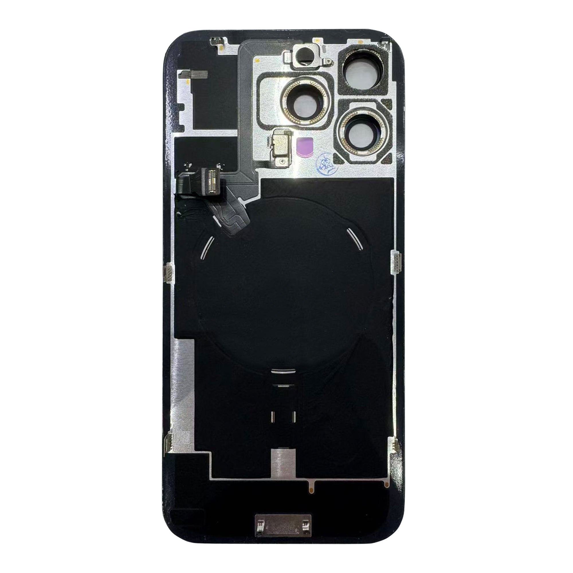 Für Apple iPhone 16 Pro Max Rückglas mit NFC, Enlarged Kamera Rahmen Desert Titanium Original ausgebaut – Bild 2