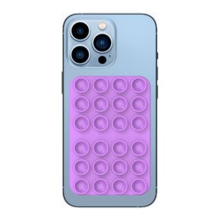 Rixus RXPH40LP Suction Cup Mirror Phone Holder Light Purple