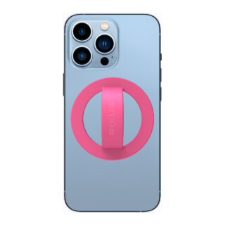 Rixus RXPH50L Silicone Ring Holder für MagSafe kompatibel Rose Red
