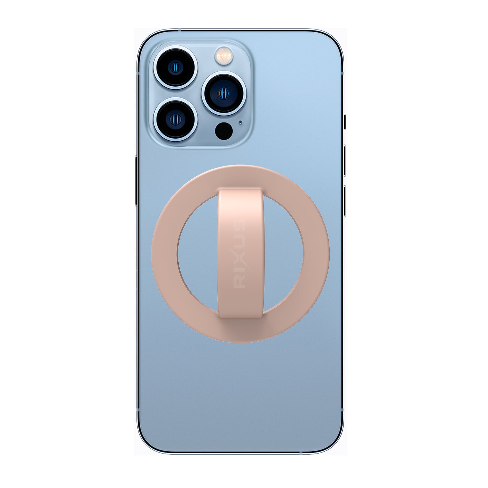 Rixus RXPH50 Silicone Ring Holder für MagSafe kompatibel Light Pink