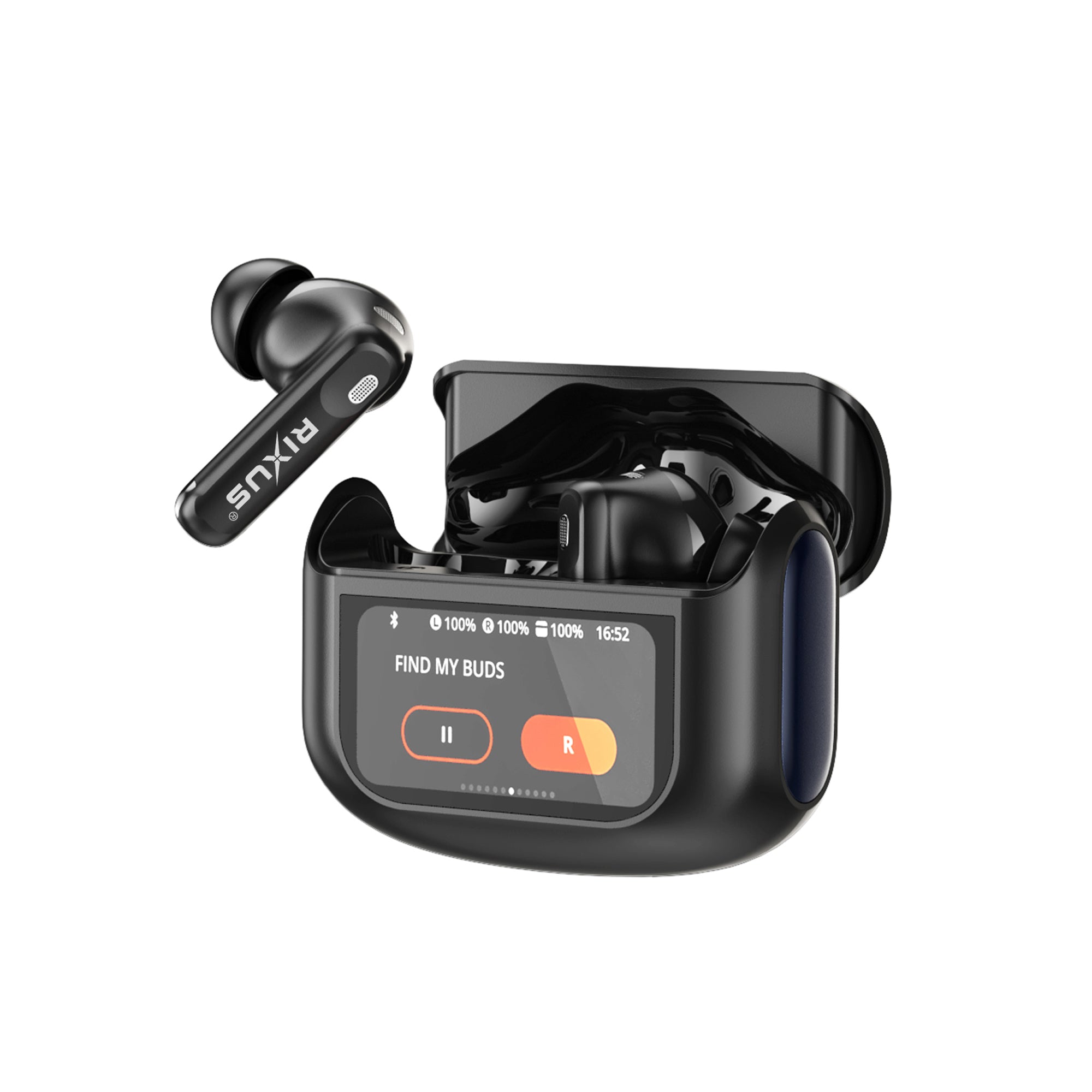 Rixus RXBH63B Wireless Earbuds Touch Hülle Pro Black – Bild 2