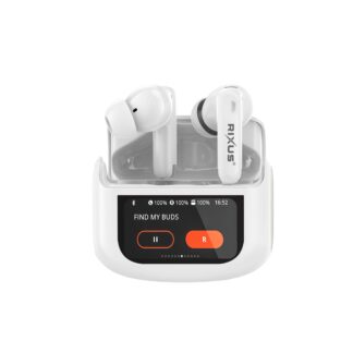 Rixus RXBH63W Wireless Earbuds Touch Hülle Pro White