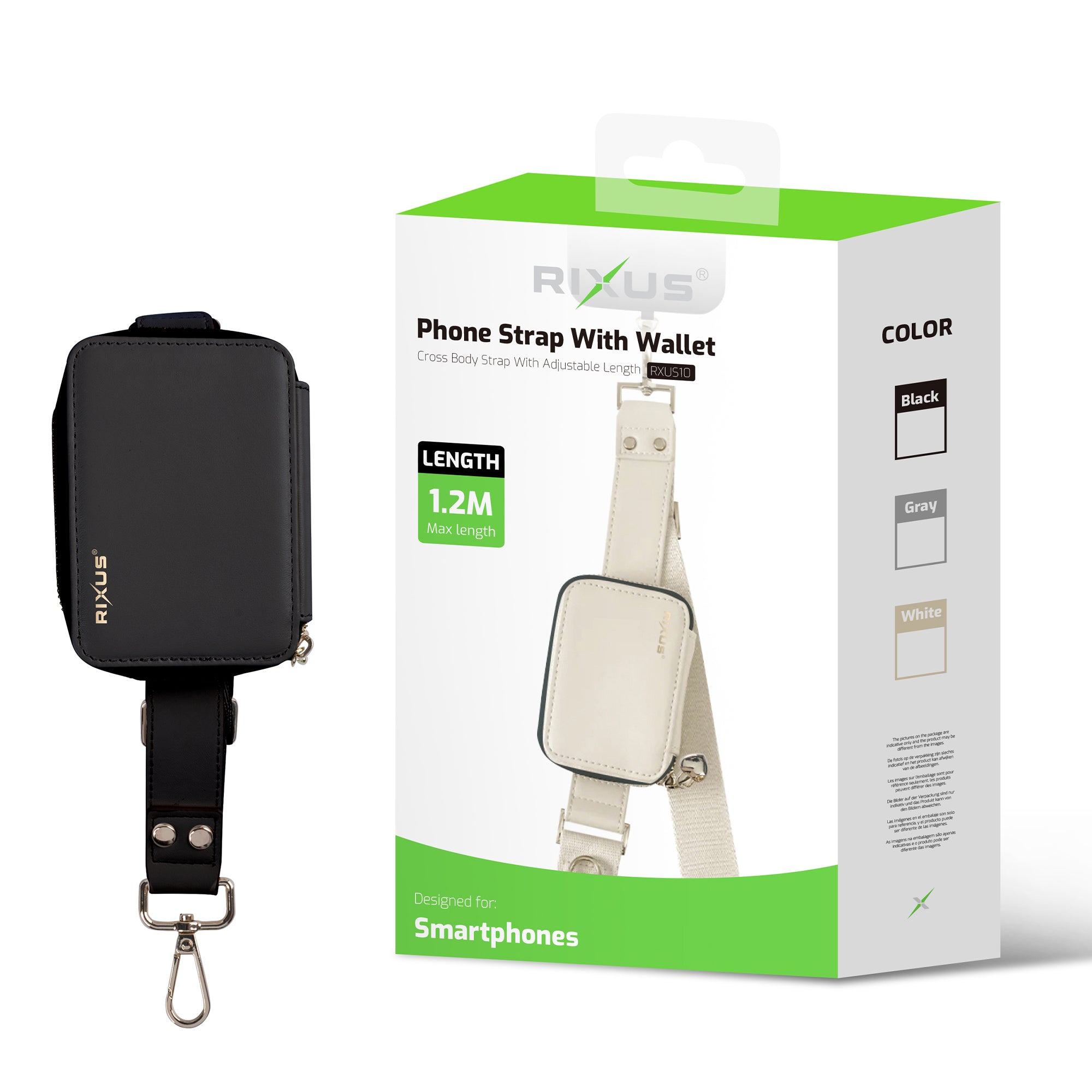 Rixus RXUS10B Utility Phone Strap Black – Bild 5