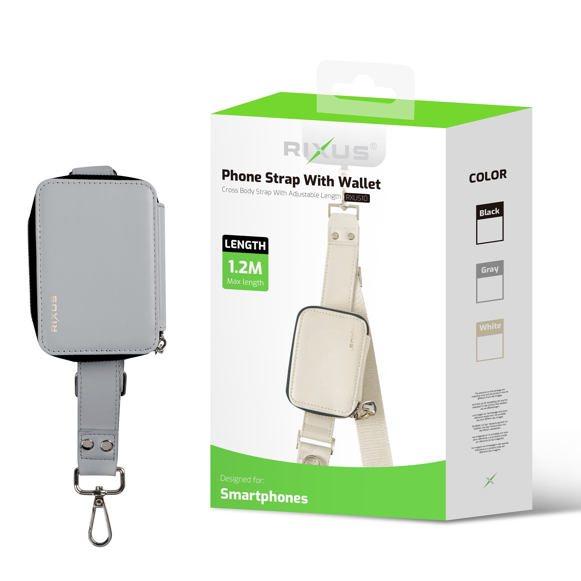 Rixus RXUS10G Utility Phone Strap Grey – Bild 5