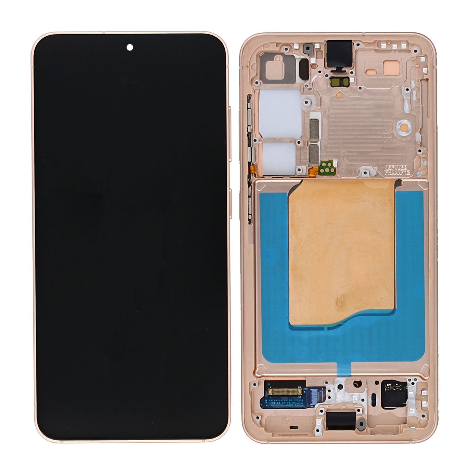 Samsung Original Service Pack Display Galaxy S25 S931B mit Rahmen Roségold – Bild 5