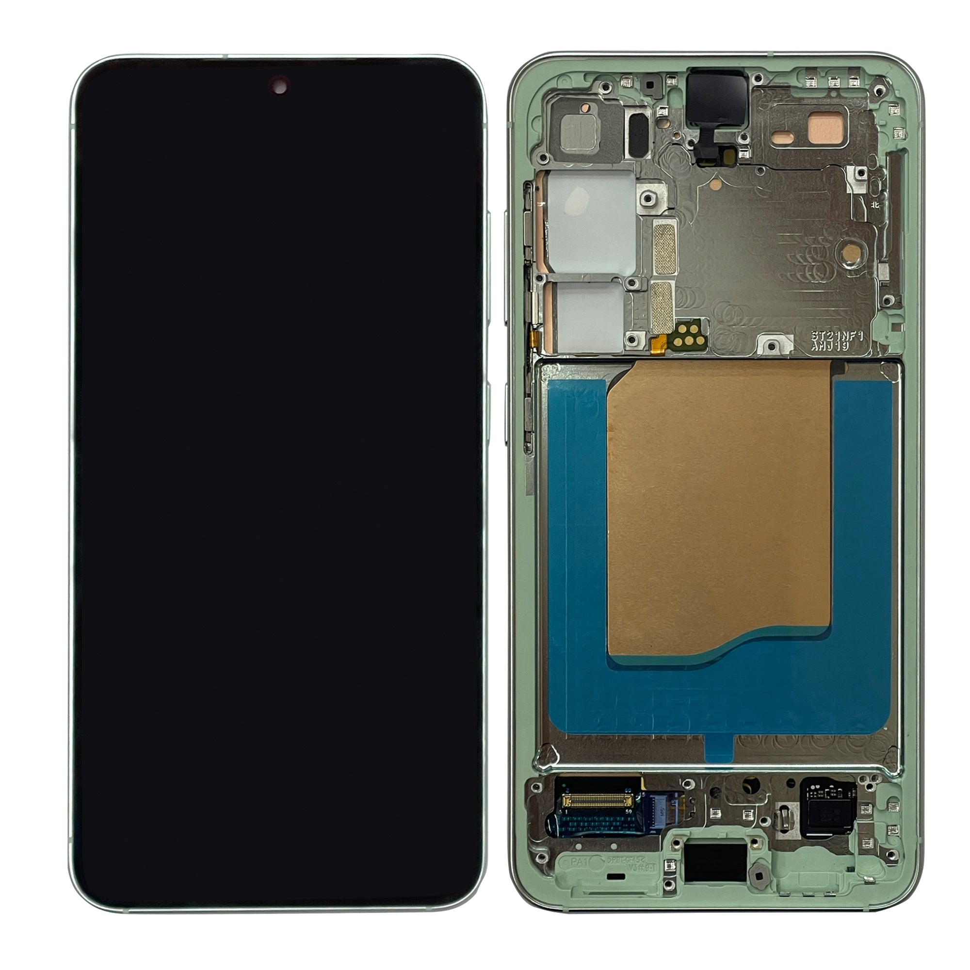 Samsung Galaxy S25 S931B Original vormontiert Display mit Rahmen Mint – Bild 5