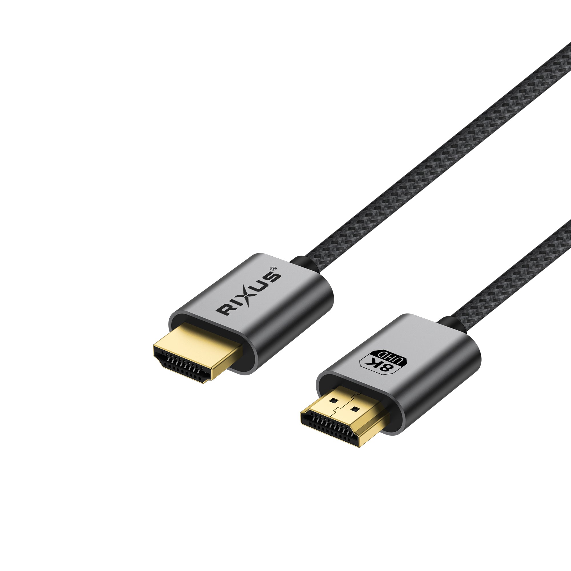Rixus RXHU13 HDMI Kabel Premium 8K 5m Space Gray – Bild 2