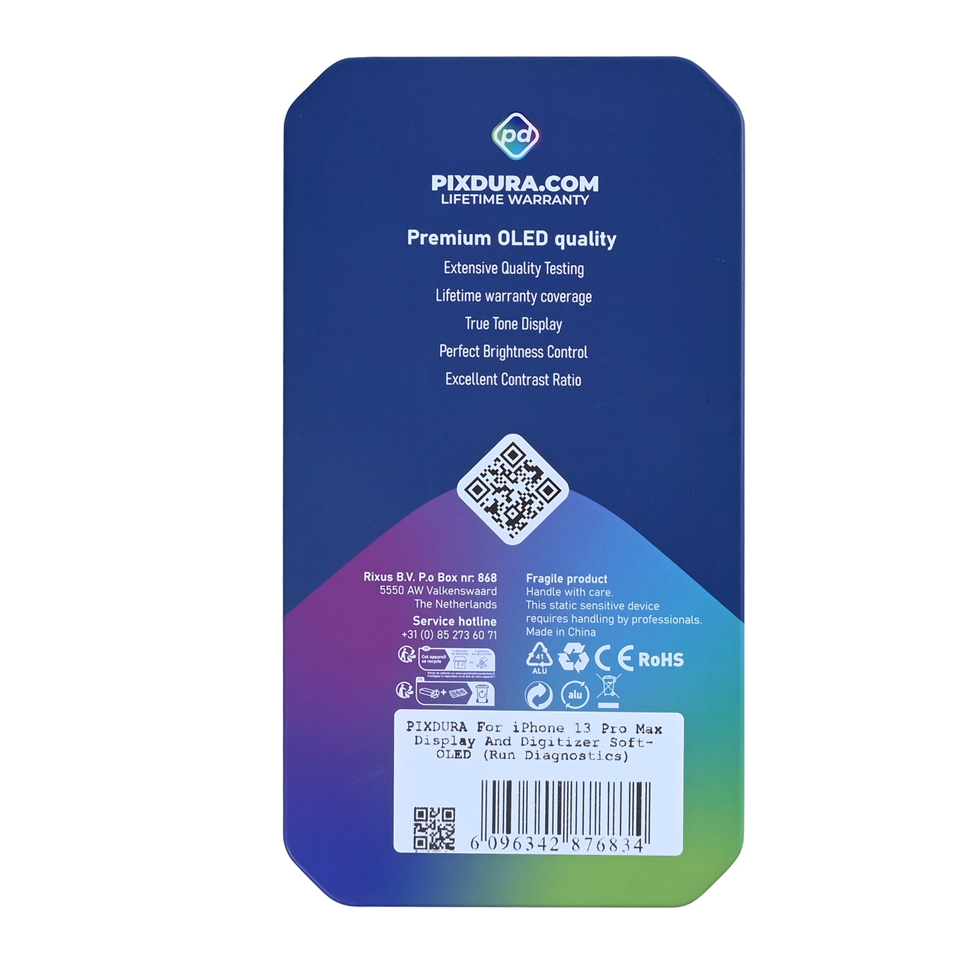 PIXDURA für Apple iPhone 13 Pro Max Display und Touchscreen-Digitizer Soft-OLED (Run Diagnostics) (120Hz) – Bild 7
