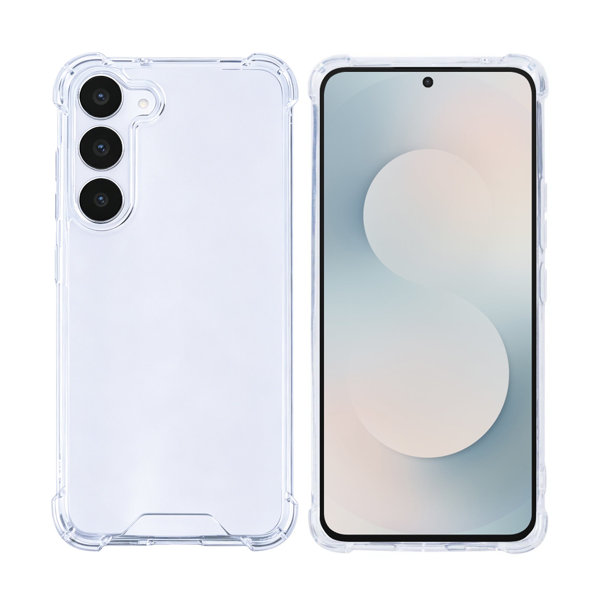 Rixus Anti-Burst Hülle für Samsung Galaxy S25 FE Transparent – Bild 3