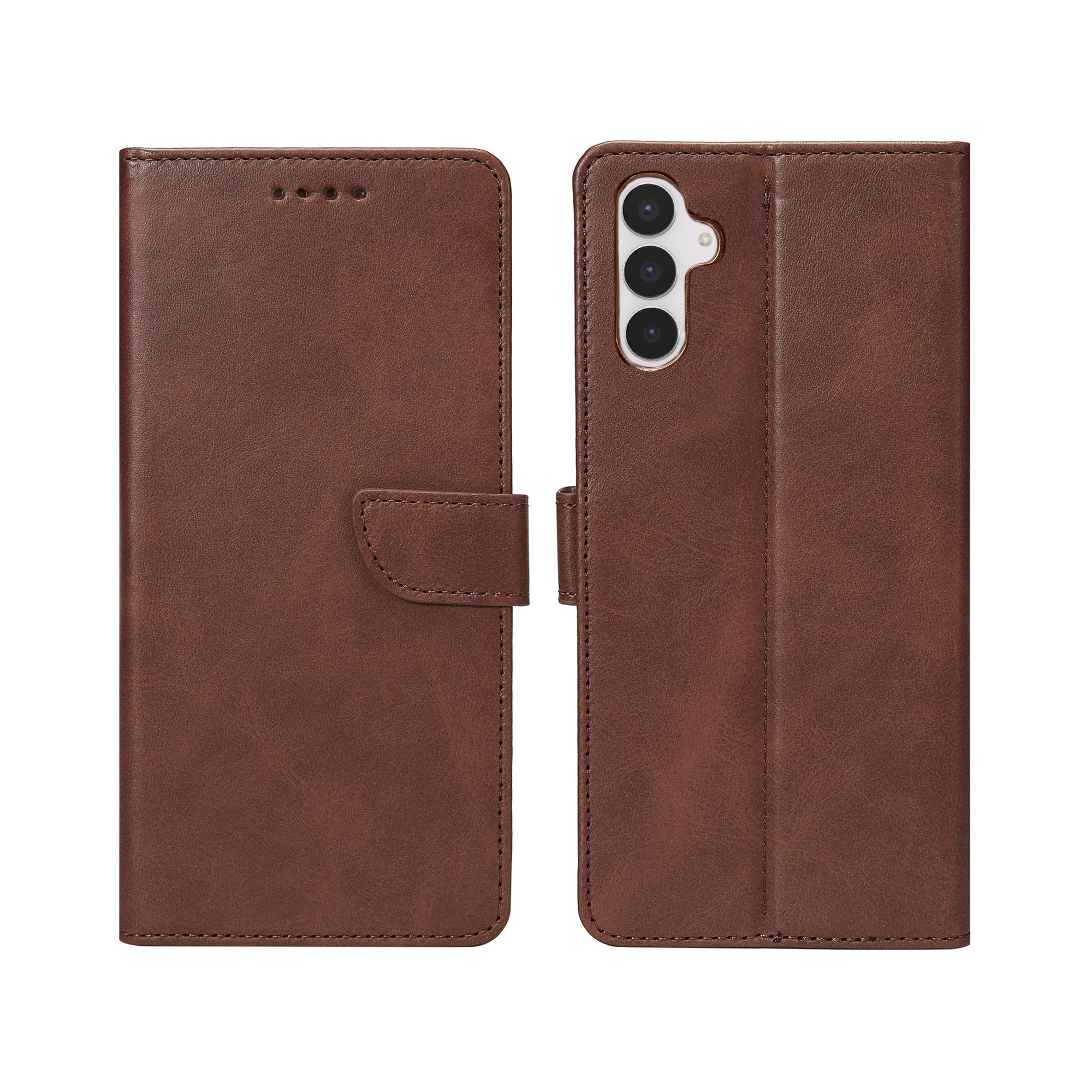 Rixus Buchhülle für Samsung Galaxy S25 FE Brown – Bild 3
