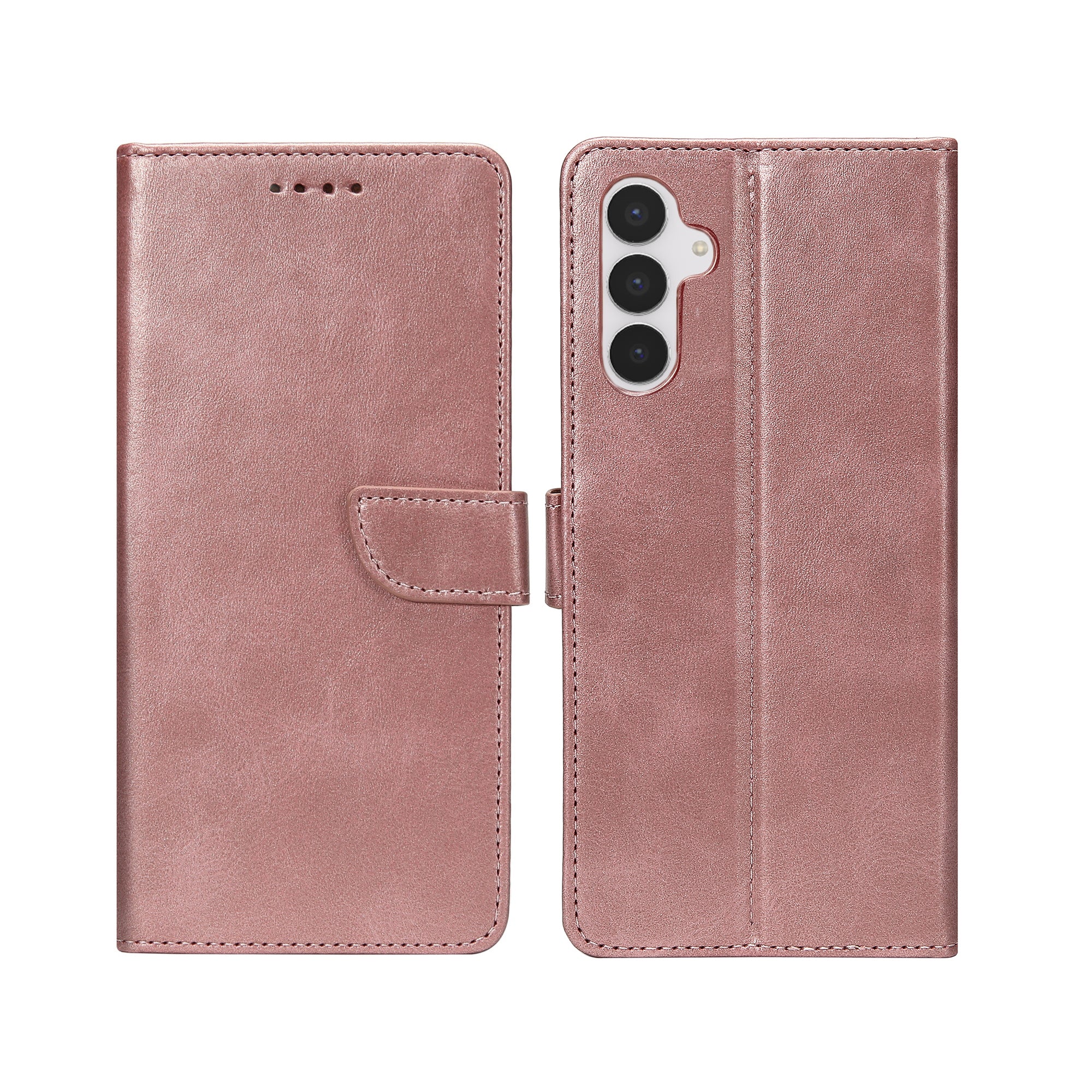 Rixus Buchhülle für Samsung Galaxy S25 FE Pink – Bild 3