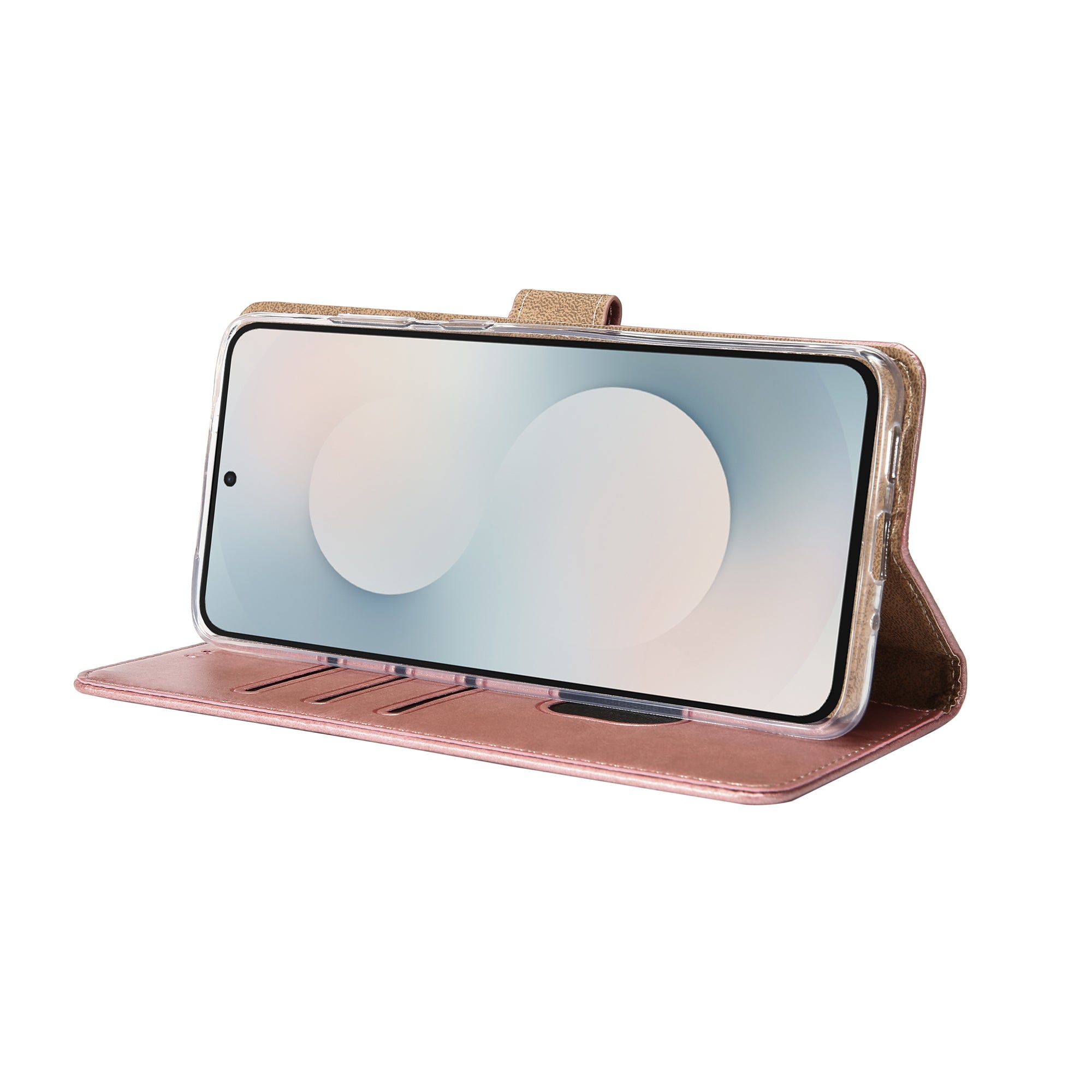 Rixus Buchhülle für Samsung Galaxy S25 FE Pink – Bild 6