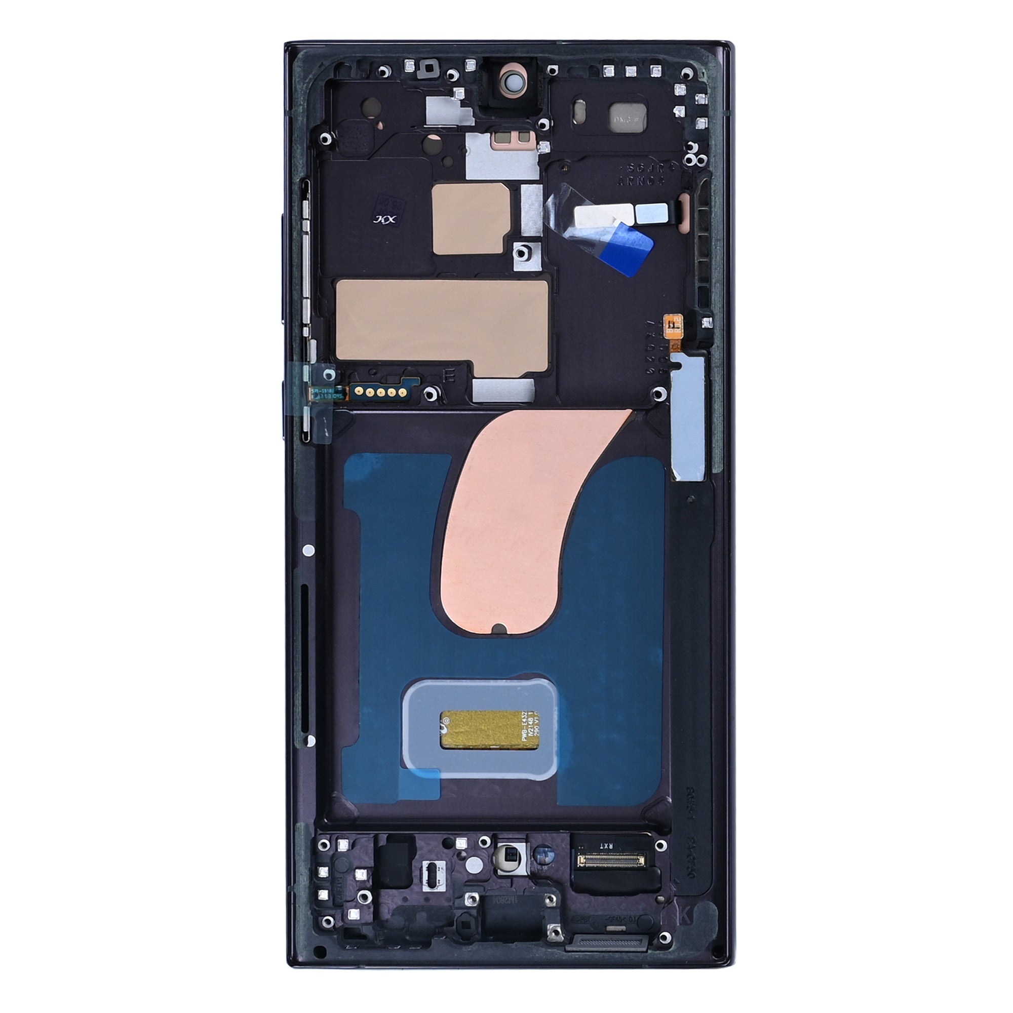 Samsung Galaxy S23 Ultra S918B Display und Touchscreen-Digitizer mit Rahmen Phantom Black Soft-OLED – Bild 2