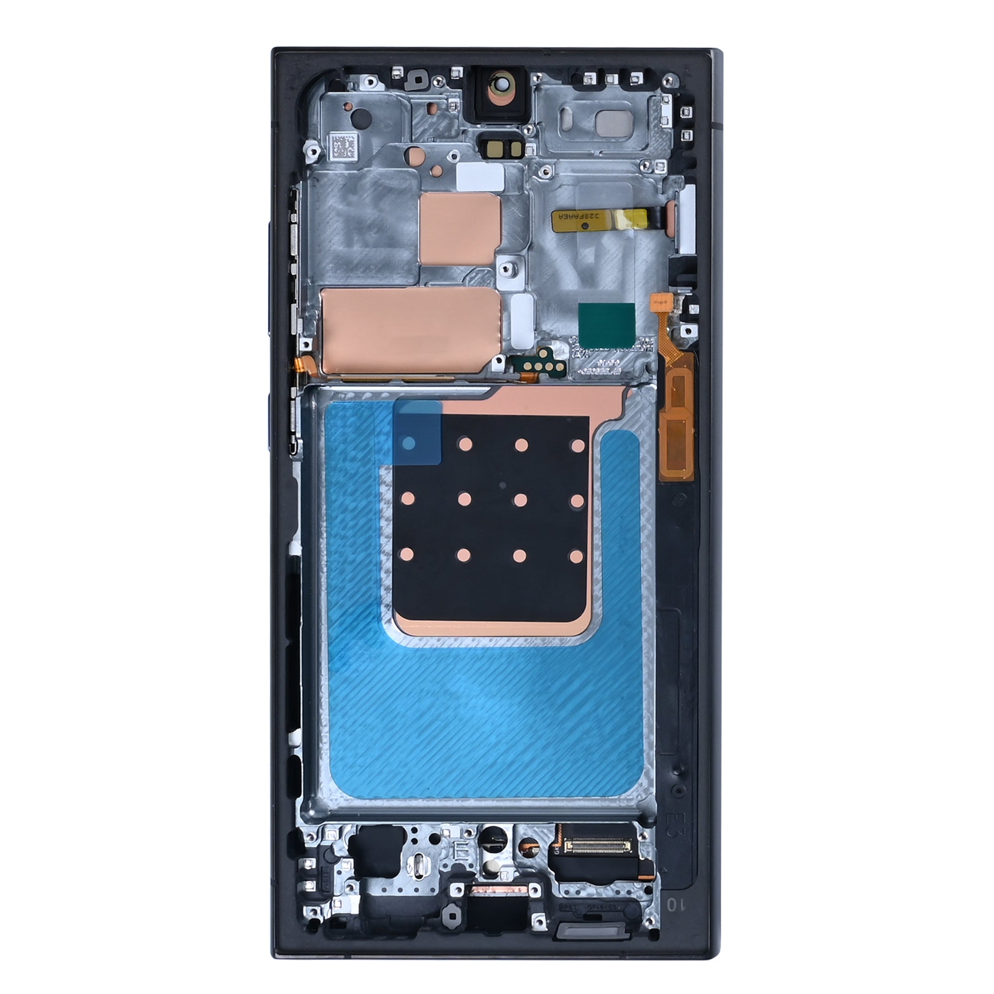 Samsung Galaxy S24 Ultra S928B Display und Touchscreen-Digitizer mit Rahmen Titanium Black Soft-OLED – Bild 2