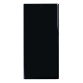 Samsung Galaxy Note 20 Ultra N985F, Ultra 5G N986B Display und Touchscreen-Digitizer mit Rahmen Mystic Black Soft-OLED