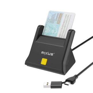 Rixus RXCR34 Desktop Smart Kartenleser Black