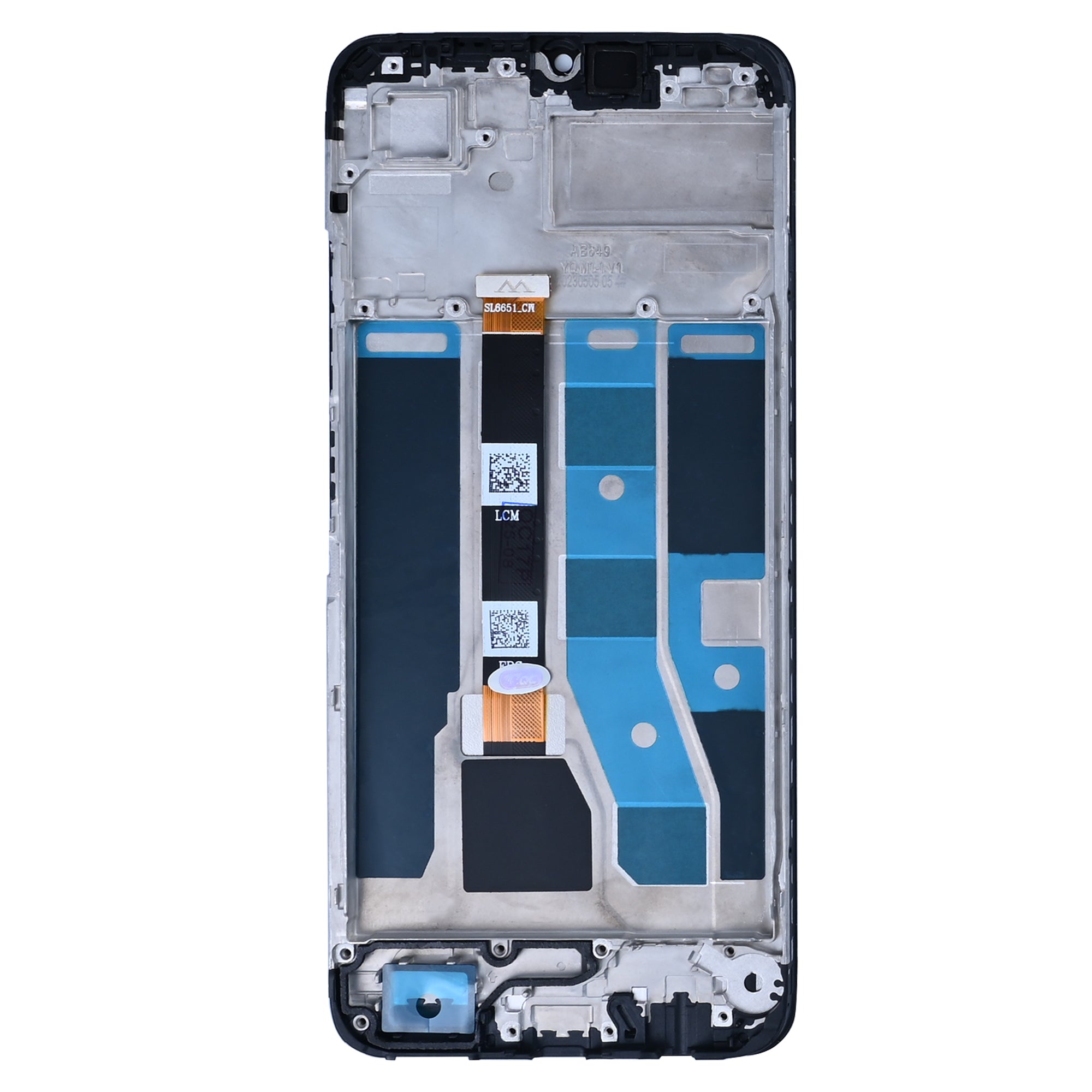 OEM Display für Realme C53 mit Rahmen Schwarz – Bild 3