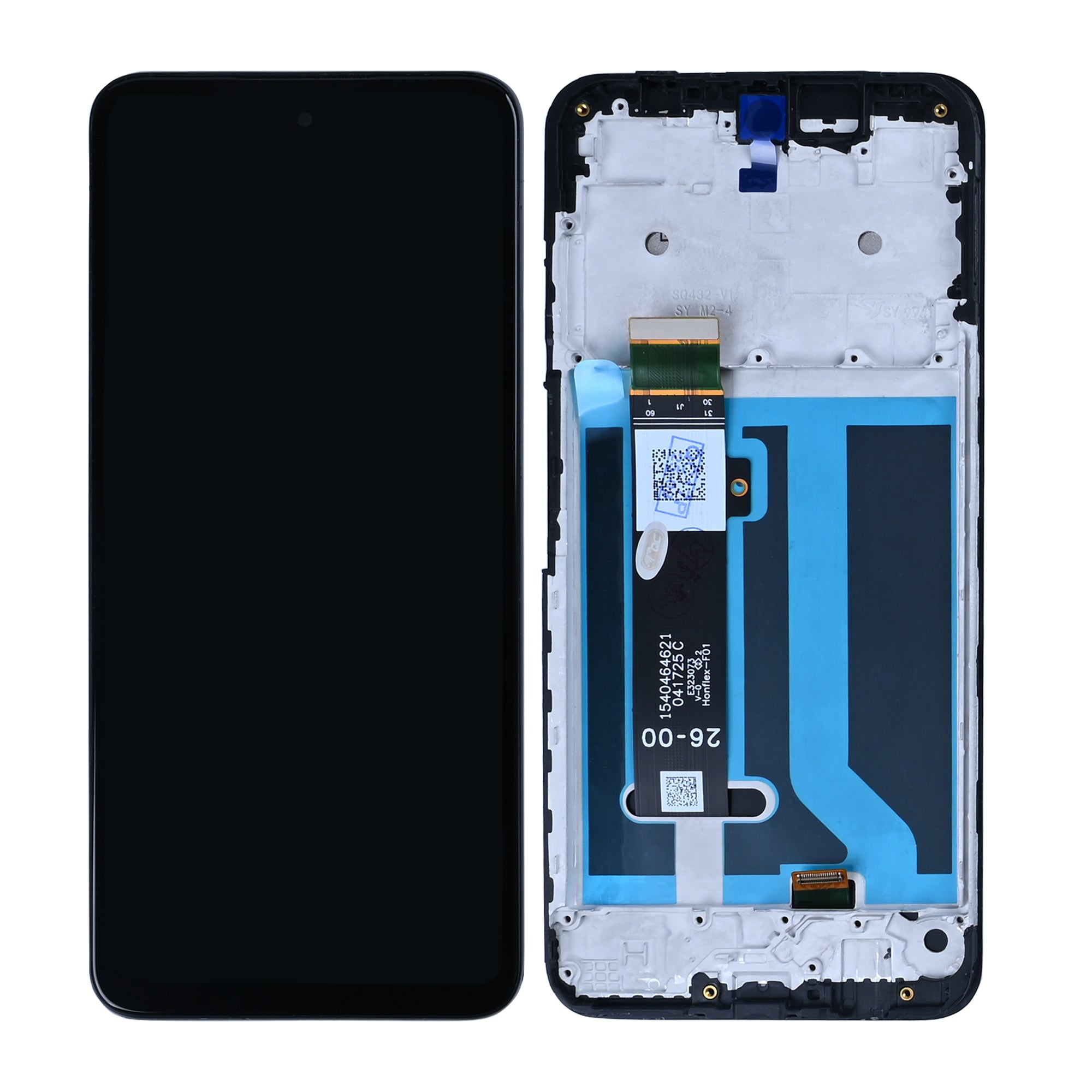 OEM Display für Motorola Moto G45 mit Rahmen Schwarz – Bild 4