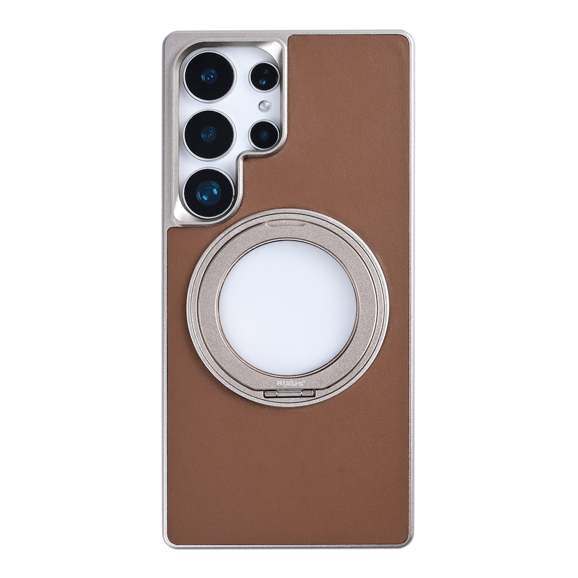 Rixus MagWrap Hülle für Samsung Galaxy S25 Ultra Brown
