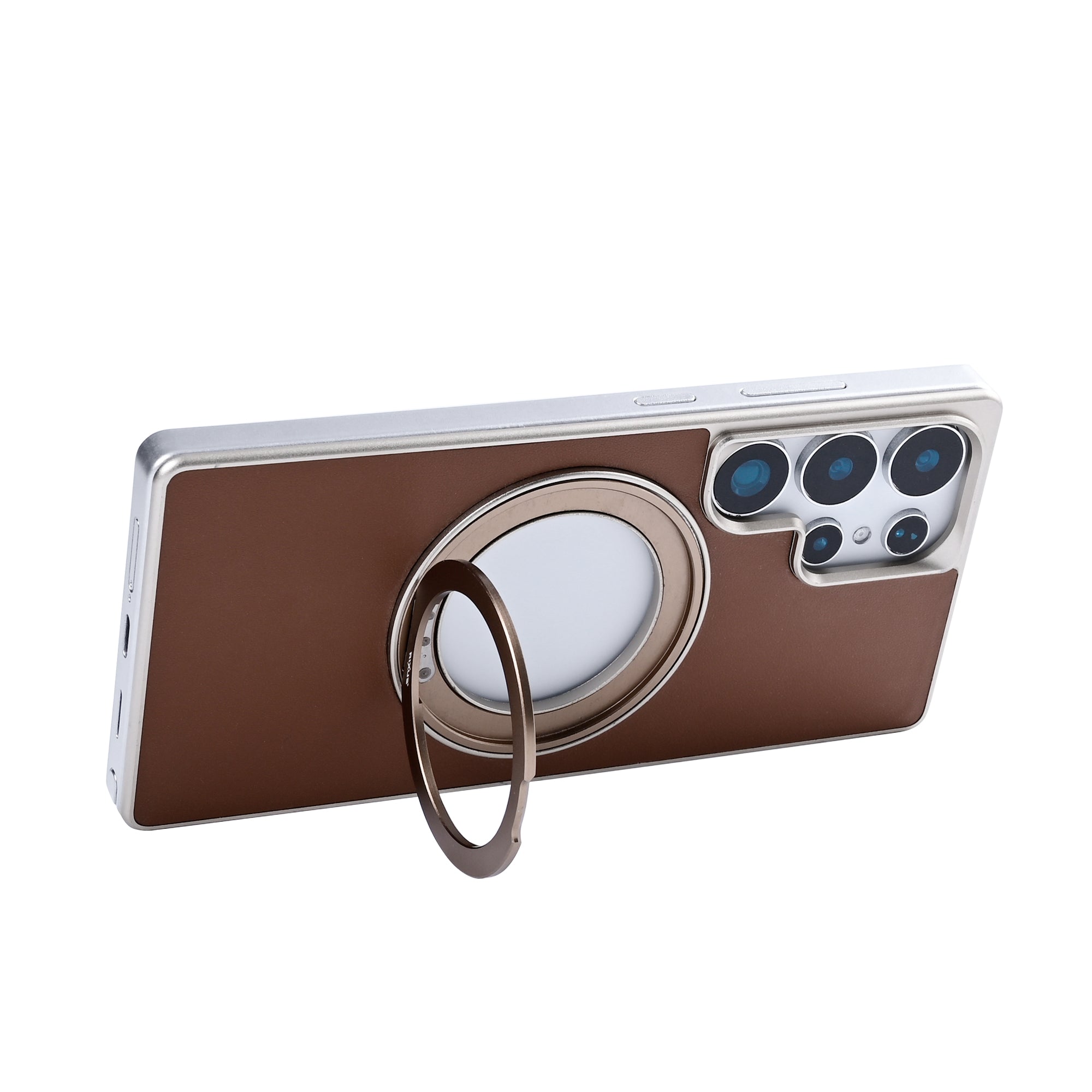 Rixus MagWrap Hülle für Samsung Galaxy S25 Ultra Brown – Bild 3