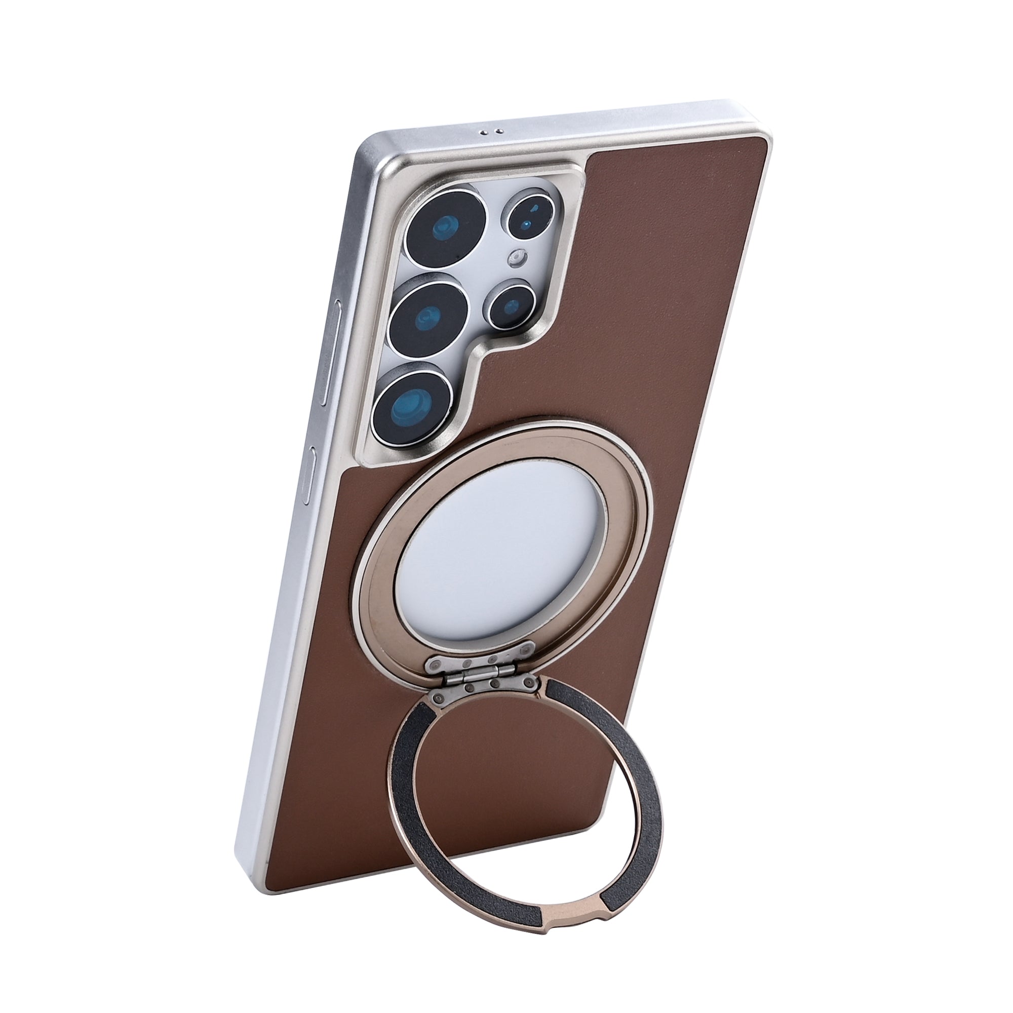 Rixus MagWrap Hülle für Samsung Galaxy S25 Ultra Brown – Bild 4