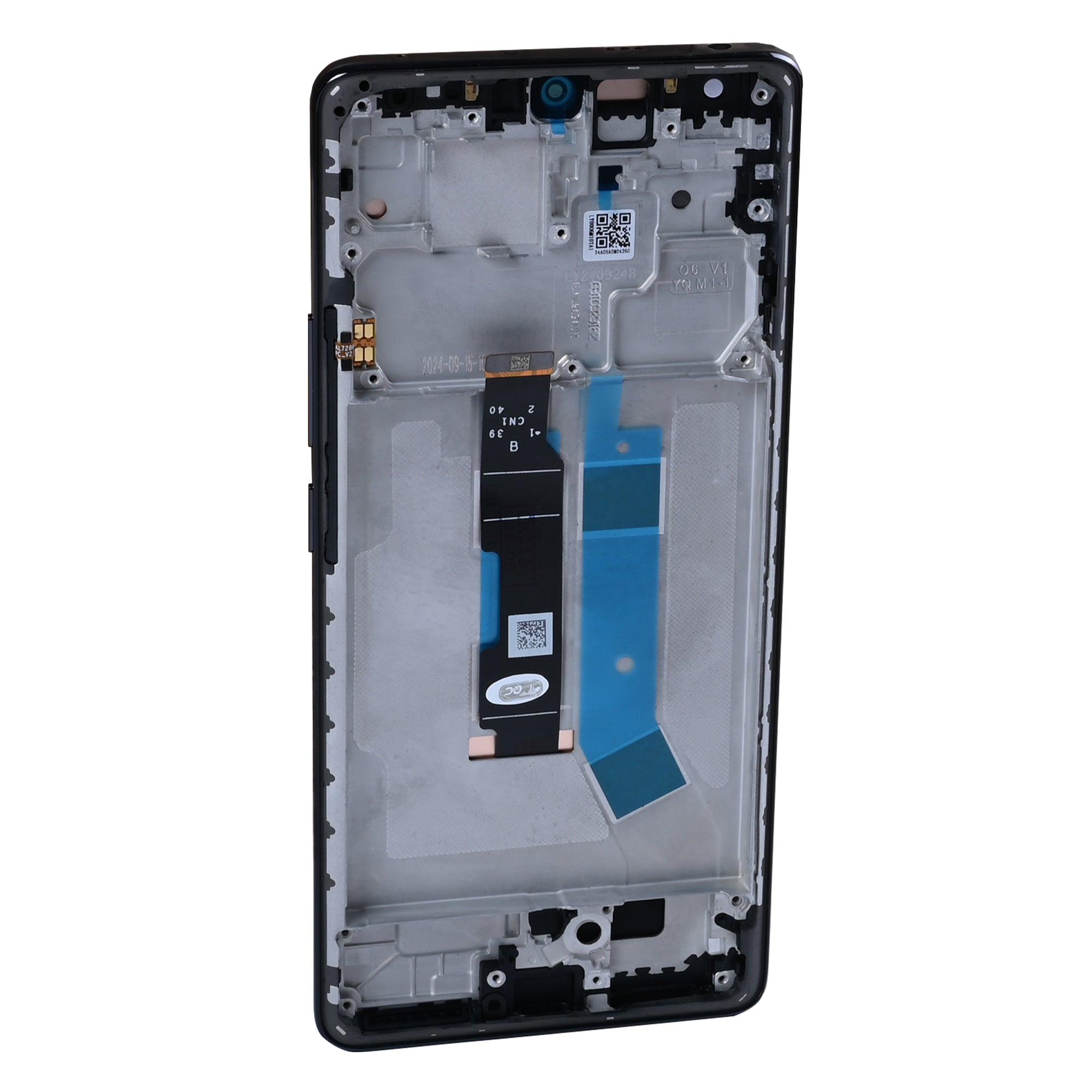 Original OEM Display für Xiaomi Redmi Note 14 Pro 4G mit Rahmen Midnight Black – Bild 3