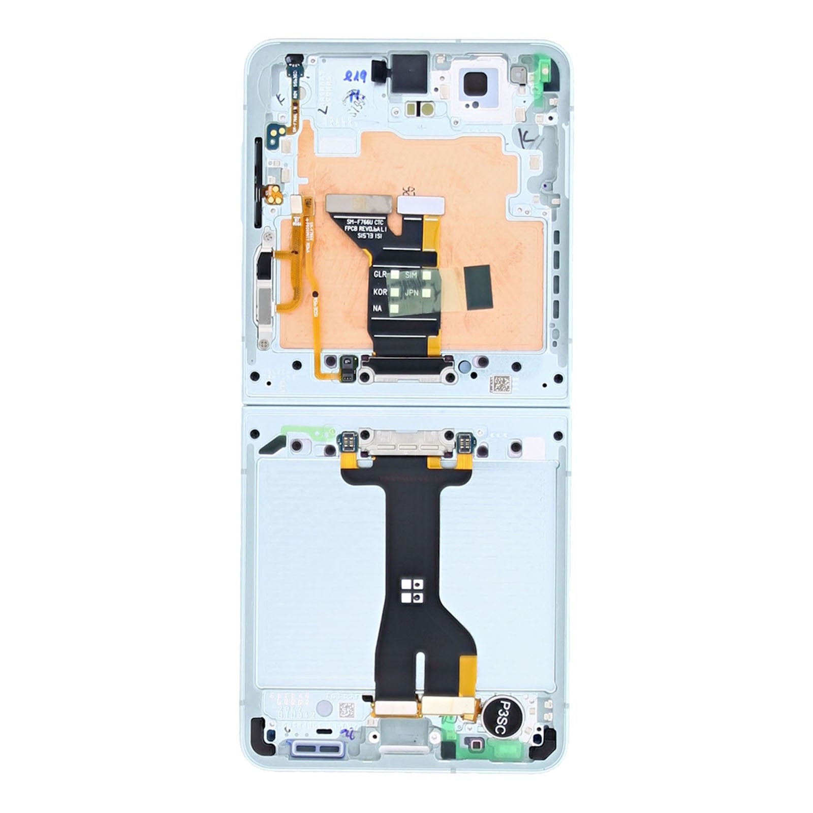 Samsung Original Service Pack Display Galaxy Z Flip7 Main F766B mit Rahmen Mint – Bild 3