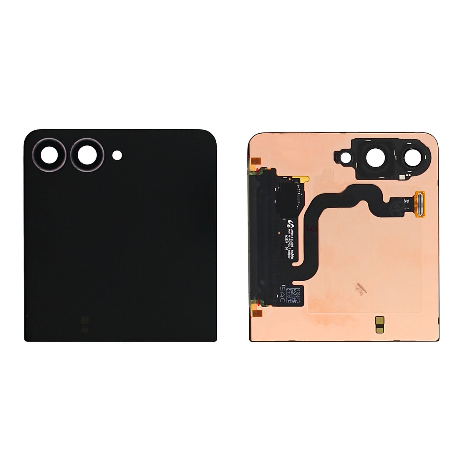 Samsung Galaxy Z Flip7 F766B Sub Display und Touchscreen-Digitizer Black Service Pack – Bild 4