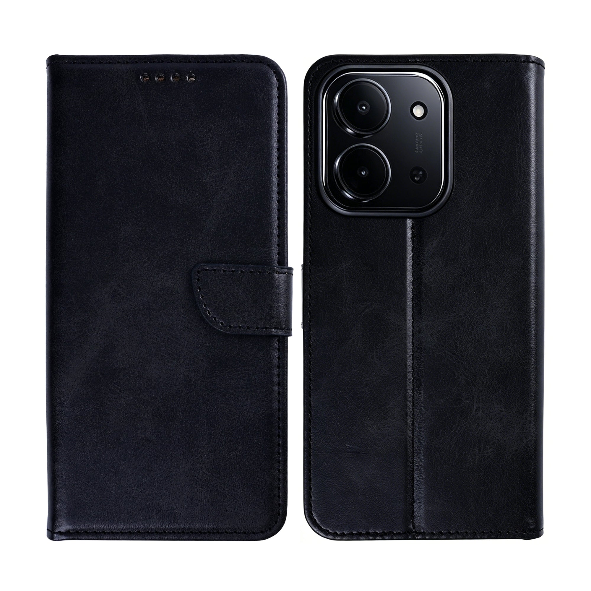 Rixus Buchhülle für Xiaomi Redmi 15C Black – Bild 3