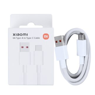 Xiaomi USB-A To USB-C Fast Ladekabel 100cm 6A White Original Verkaufsverpackung