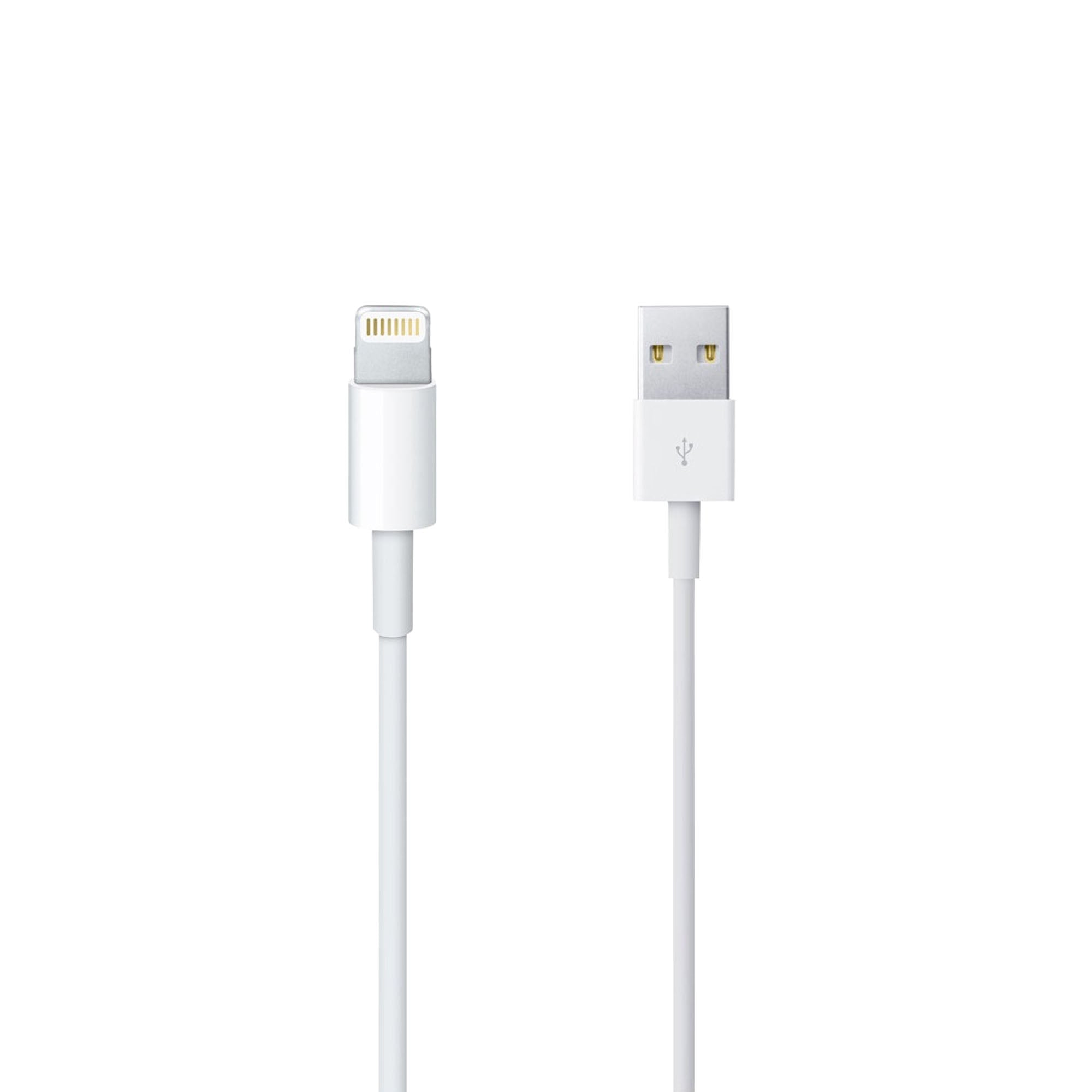 Apple MUQW3ZM/A USB To Lightning Kabel 100cm White Original Bulk – Bild 2