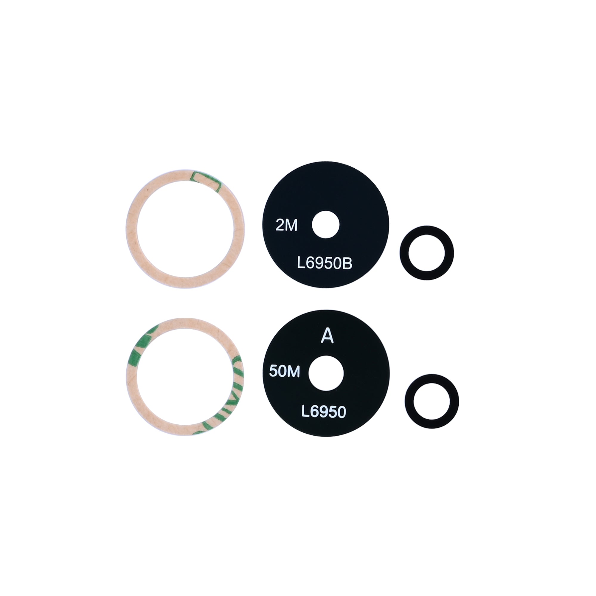 Oppo Reno13 F 4G Kameraglas Black OEM