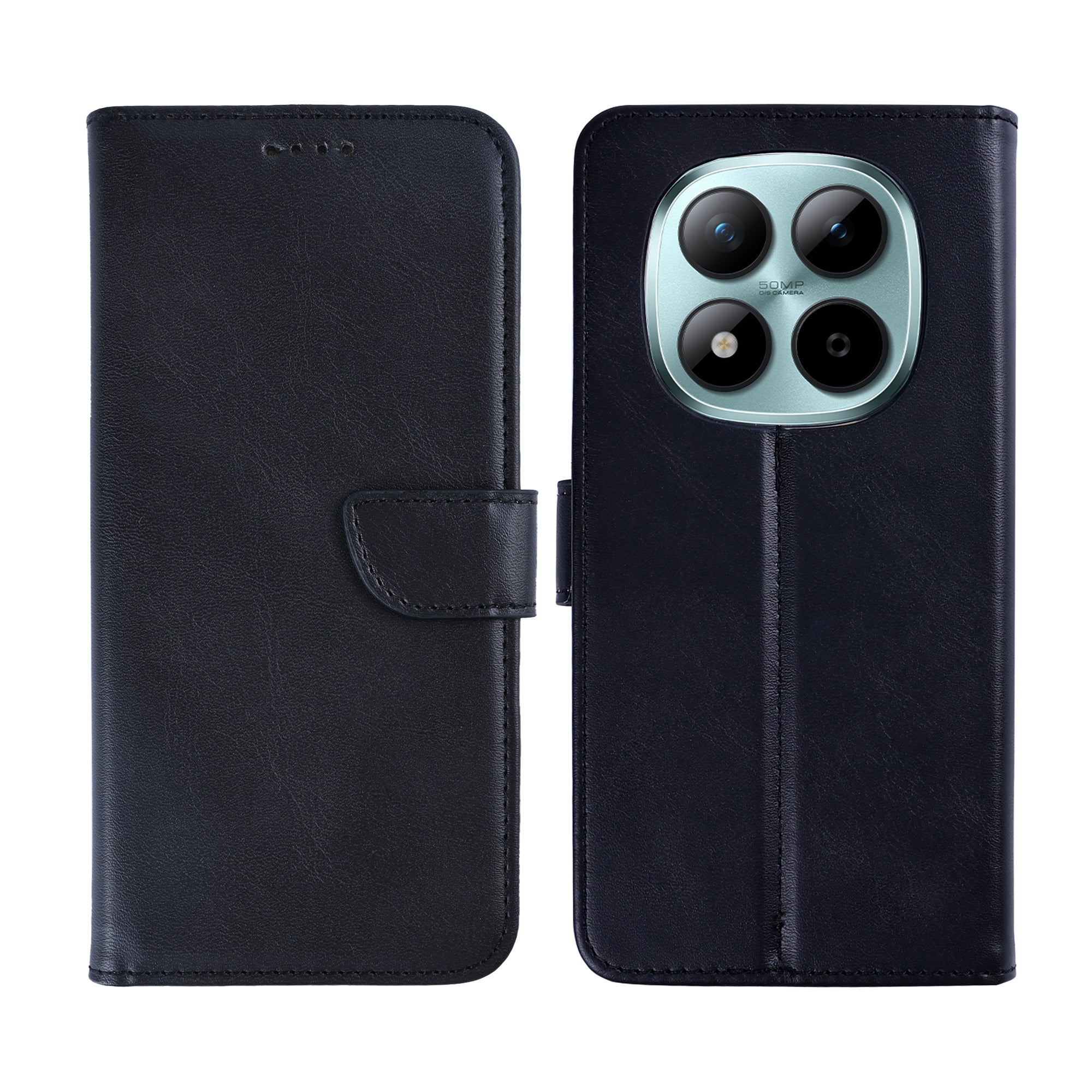Rixus Buchhülle für Xiaomi Redmi Note 15 Pro 5G Black – Bild 3