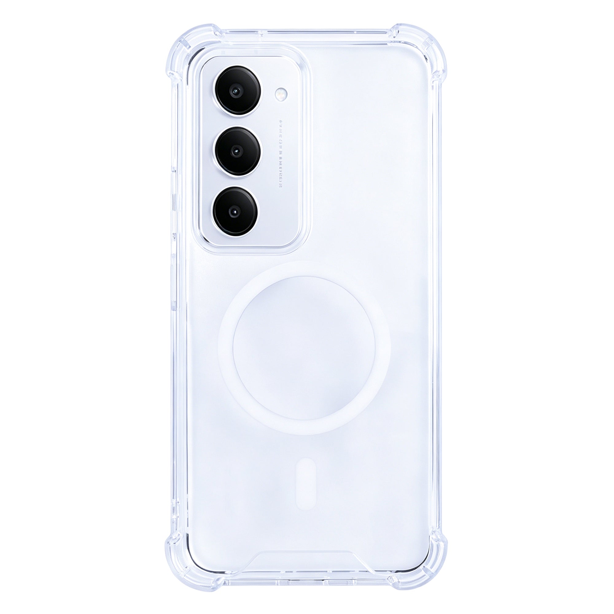 Rixus Anti-Burst Hülle mit MagSafe kompatibel für Xiaomi Redmi 15 Transparent