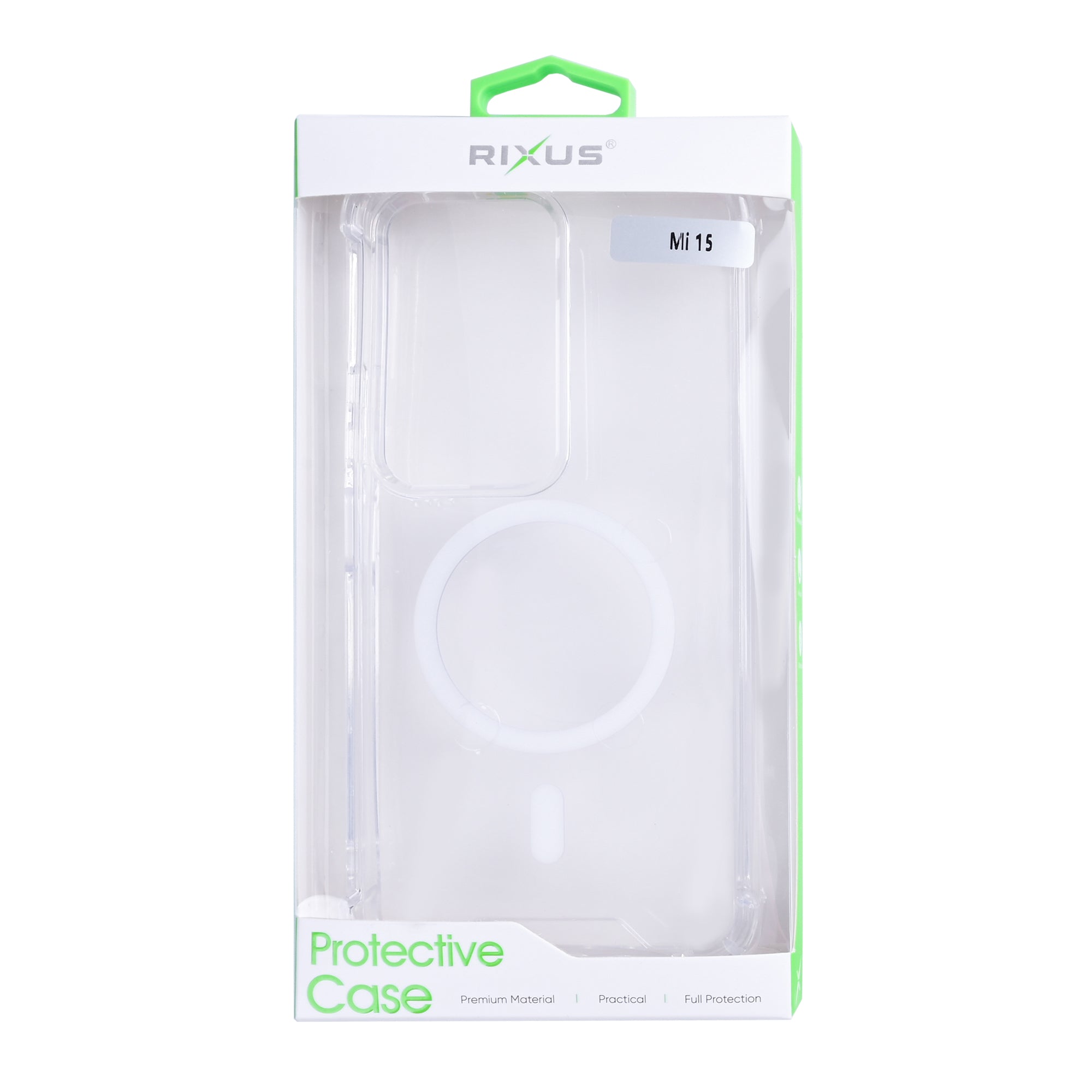 Rixus Anti-Burst Hülle mit MagSafe kompatibel für Xiaomi Redmi 15 Transparent – Bild 4