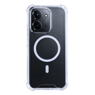 Rixus Anti-Burst Hülle mit MagSafe kompatibel für Xiaomi Redmi 15C Transparent
