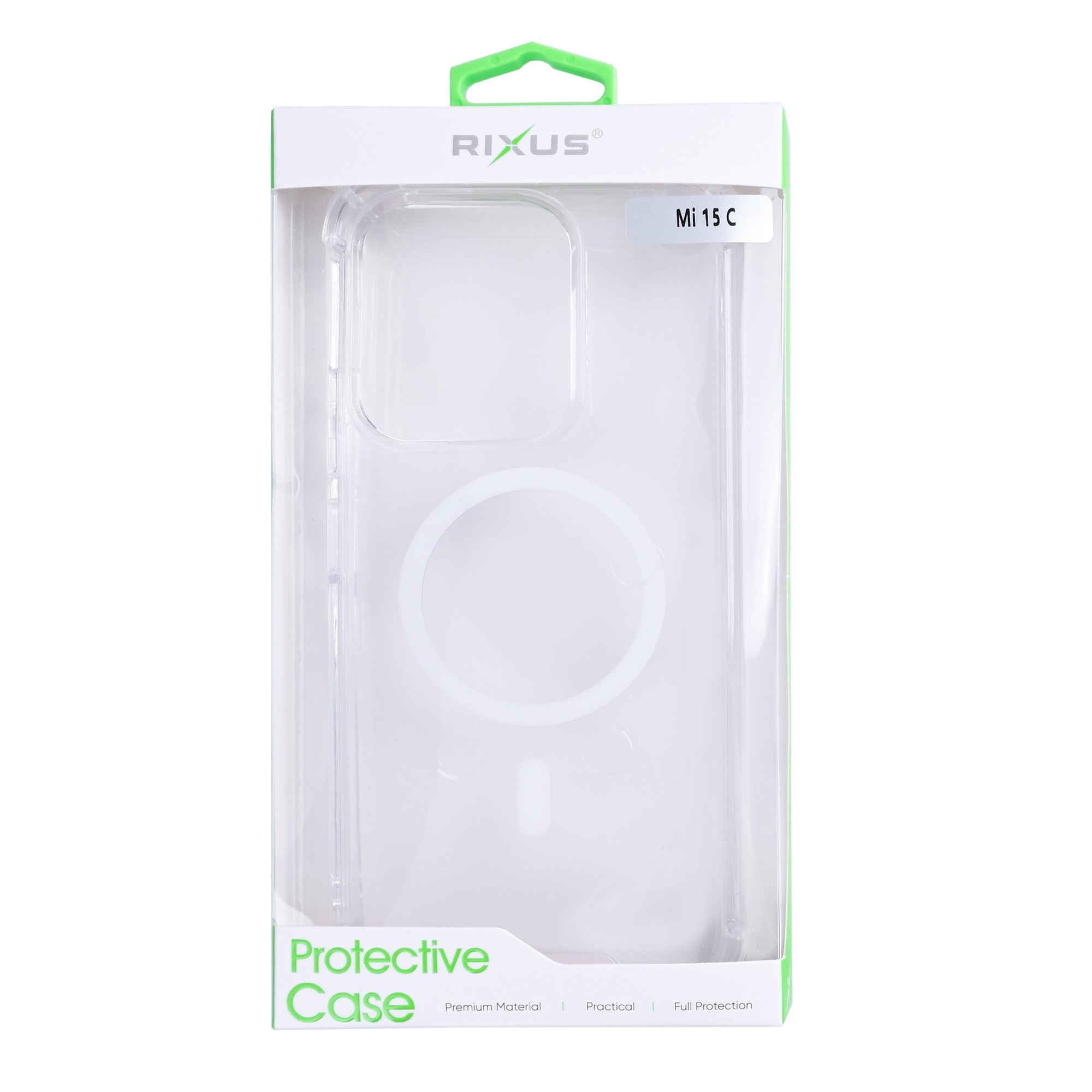 Rixus Anti-Burst Hülle mit MagSafe kompatibel für Xiaomi Redmi 15C Transparent – Bild 4