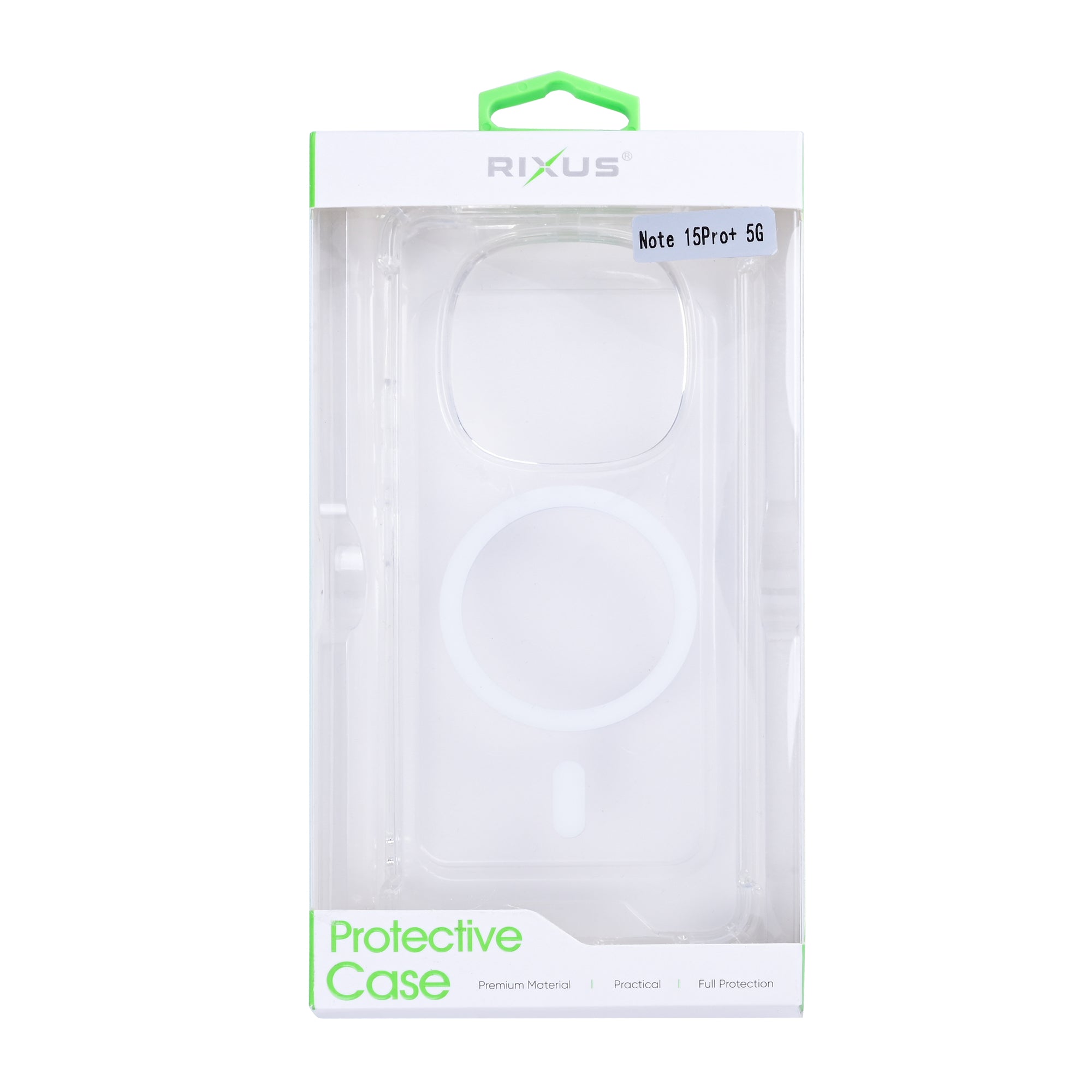 Rixus Anti-Burst Hülle mit MagSafe kompatibel für Xiaomi Redmi Note 15 Pro Plus Transparent – Bild 4