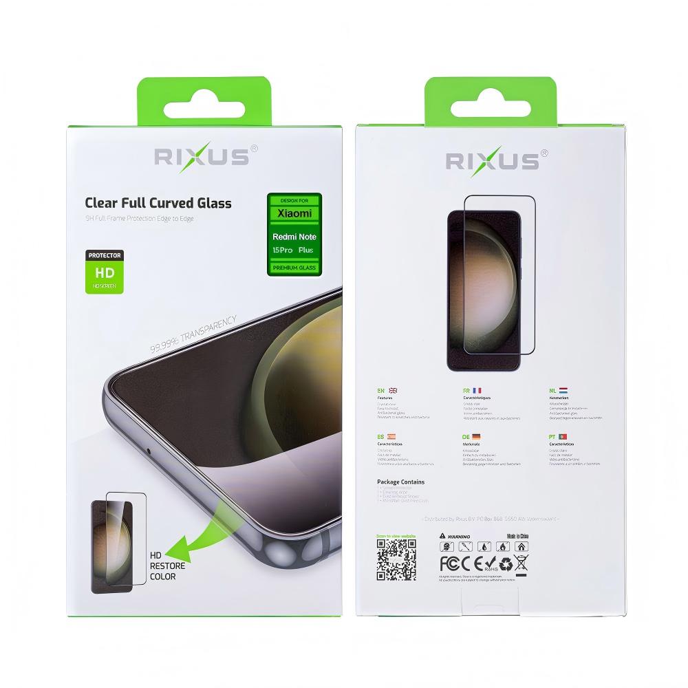 Rixus Clear HD Ultra Line Panzerglas für Xiaomi Redmi Note 15 Pro Plus – Bild 2
