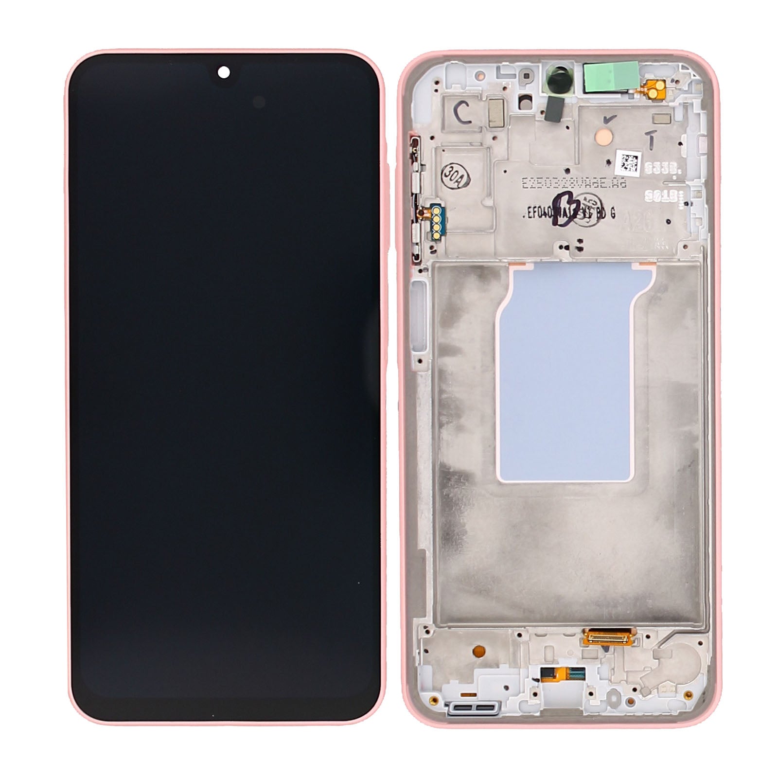 Samsung Original Service Pack Display Galaxy A26 A266B mit Rahmen Peach Pink – Bild 5