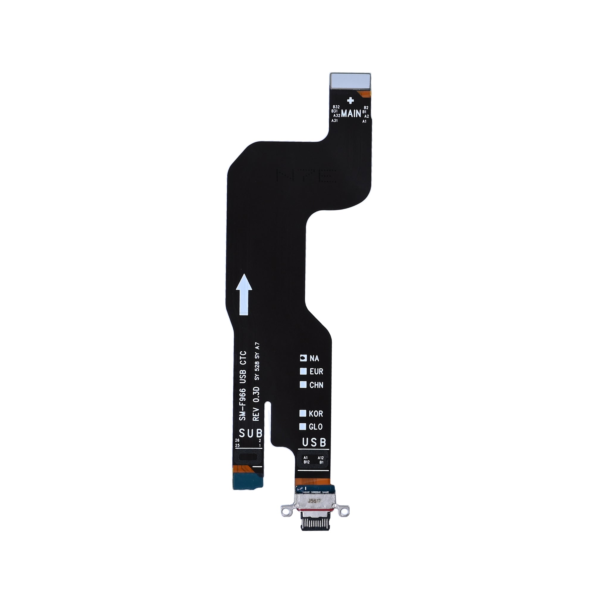 OEM Ladebuchse Ladeplatine Flex für Samsung Galaxy Z/Fold/Flip + Tab Serie - Modell: Galaxy Z Flip4 5G F721B - Ausführung: Ladeplatine – Bild 20